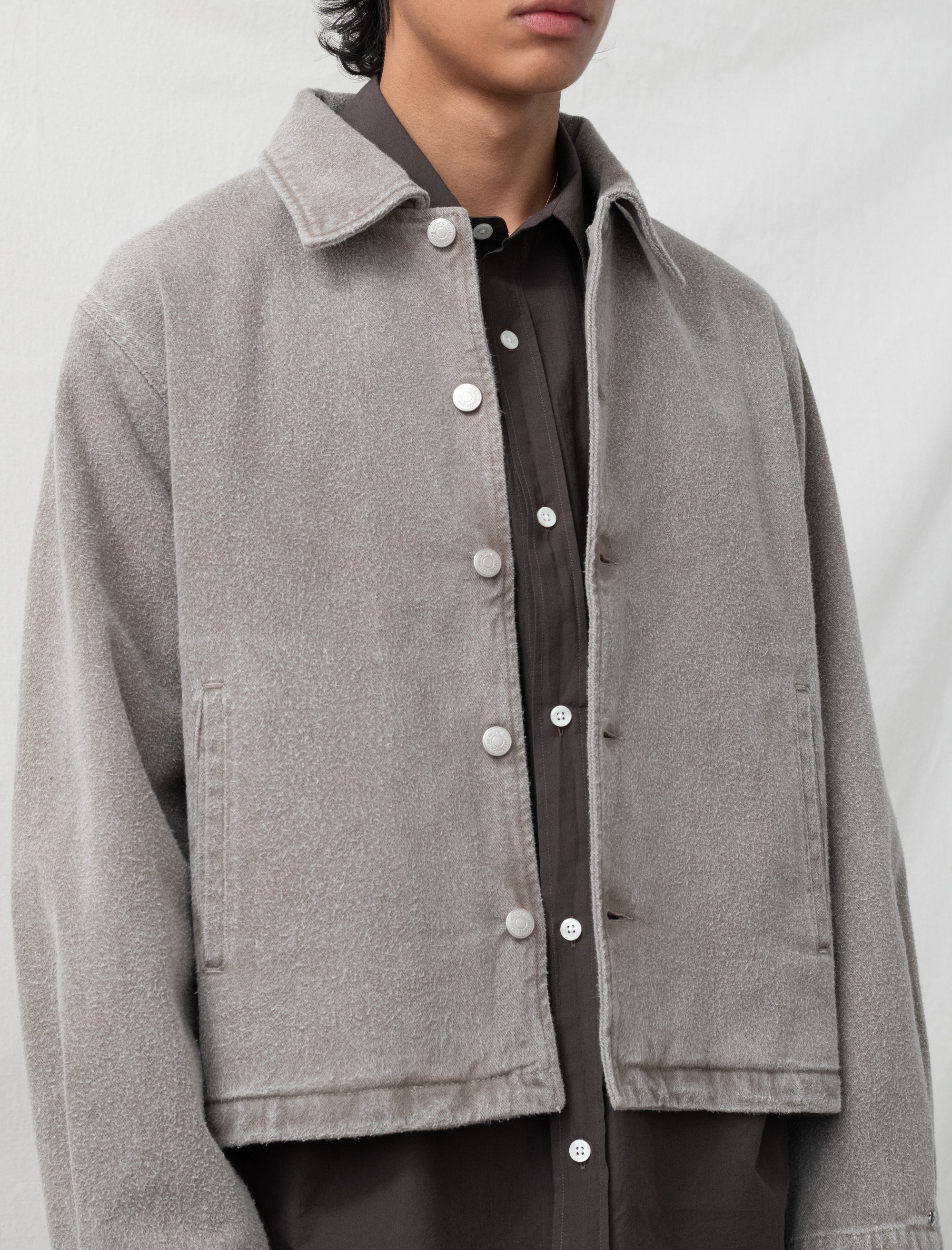  - Painters Jacket (Brushed Mudstone) - Bows and Arrows