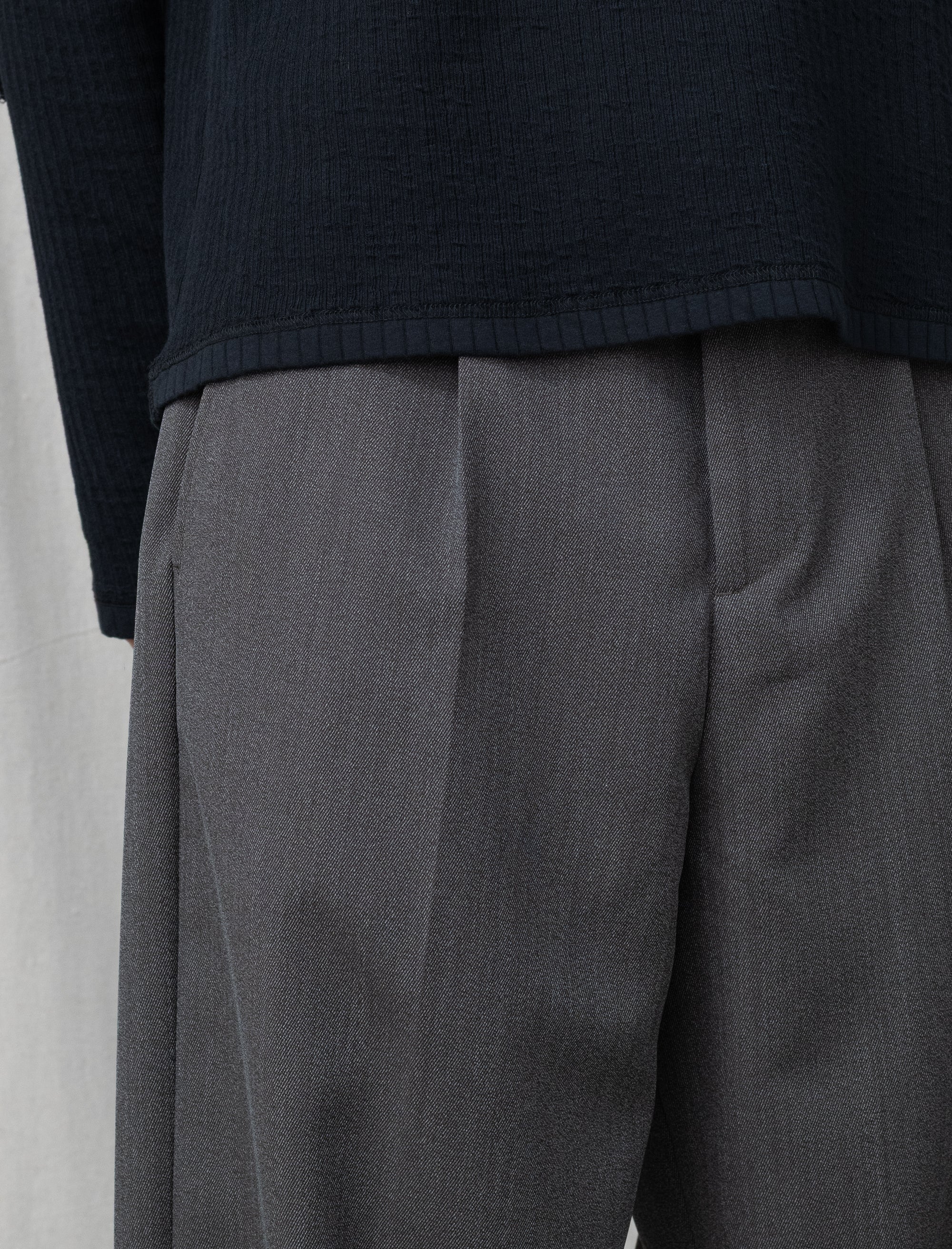Patch Trousers (Taupe Wool Twill)