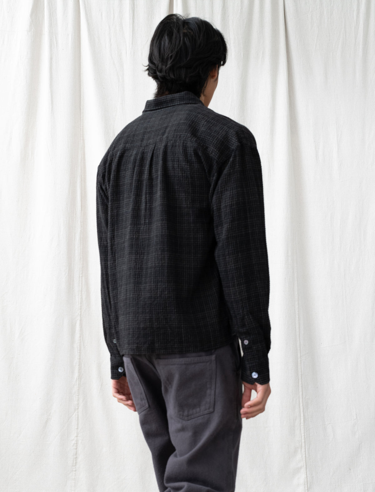 Priority Shirt (Overdyed Black Check)