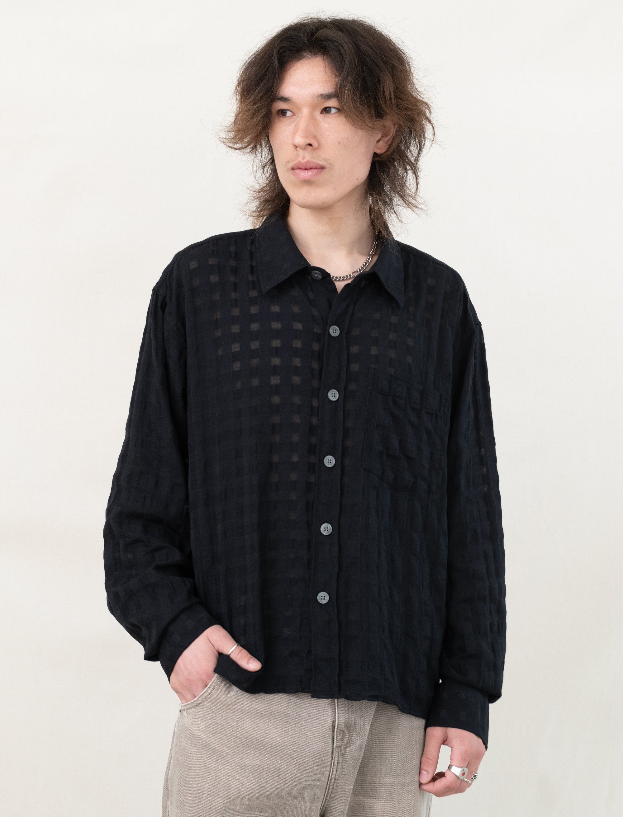 Priority Shirt (Black Check)