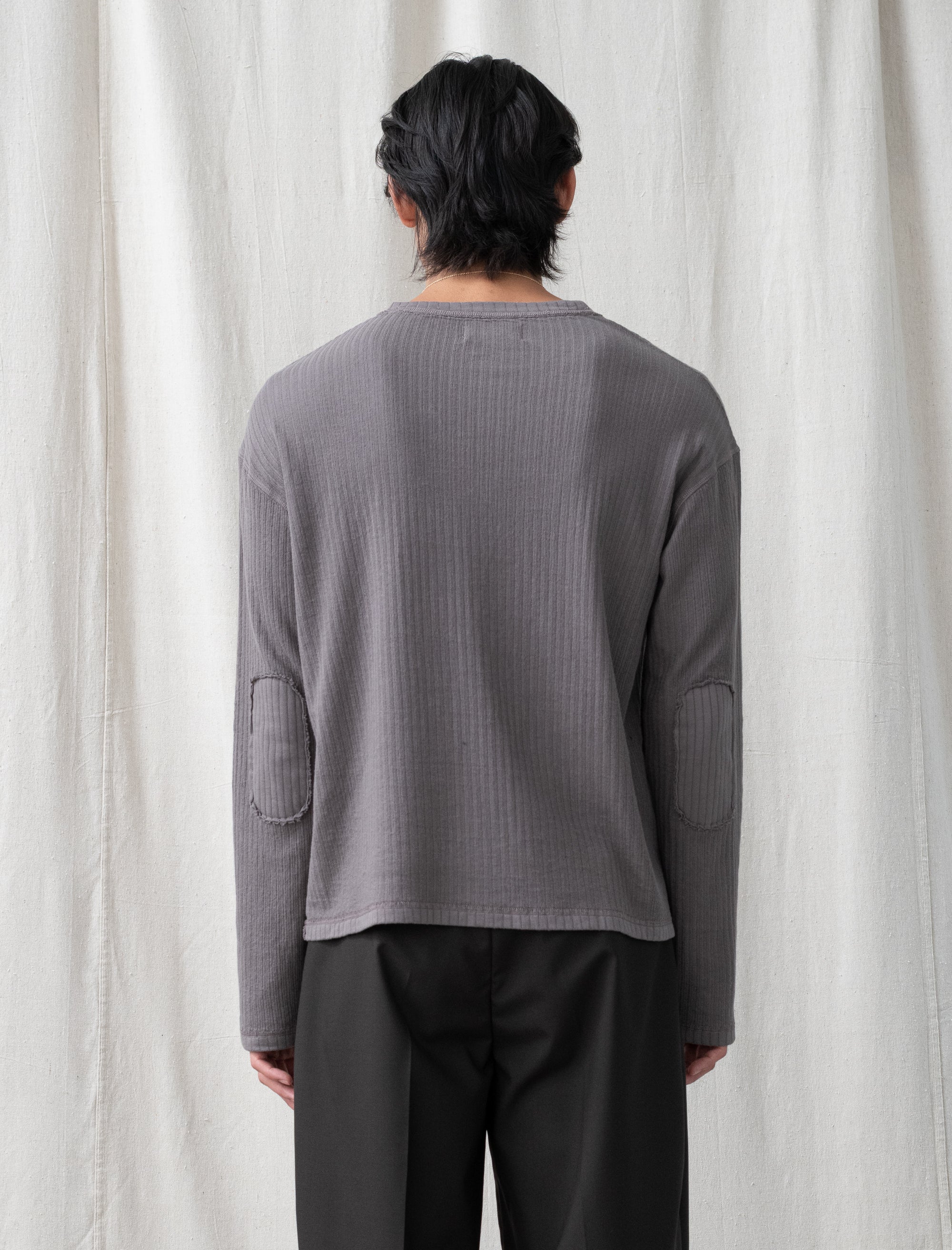 Reverse Rib Sweater (Murkey Grey)