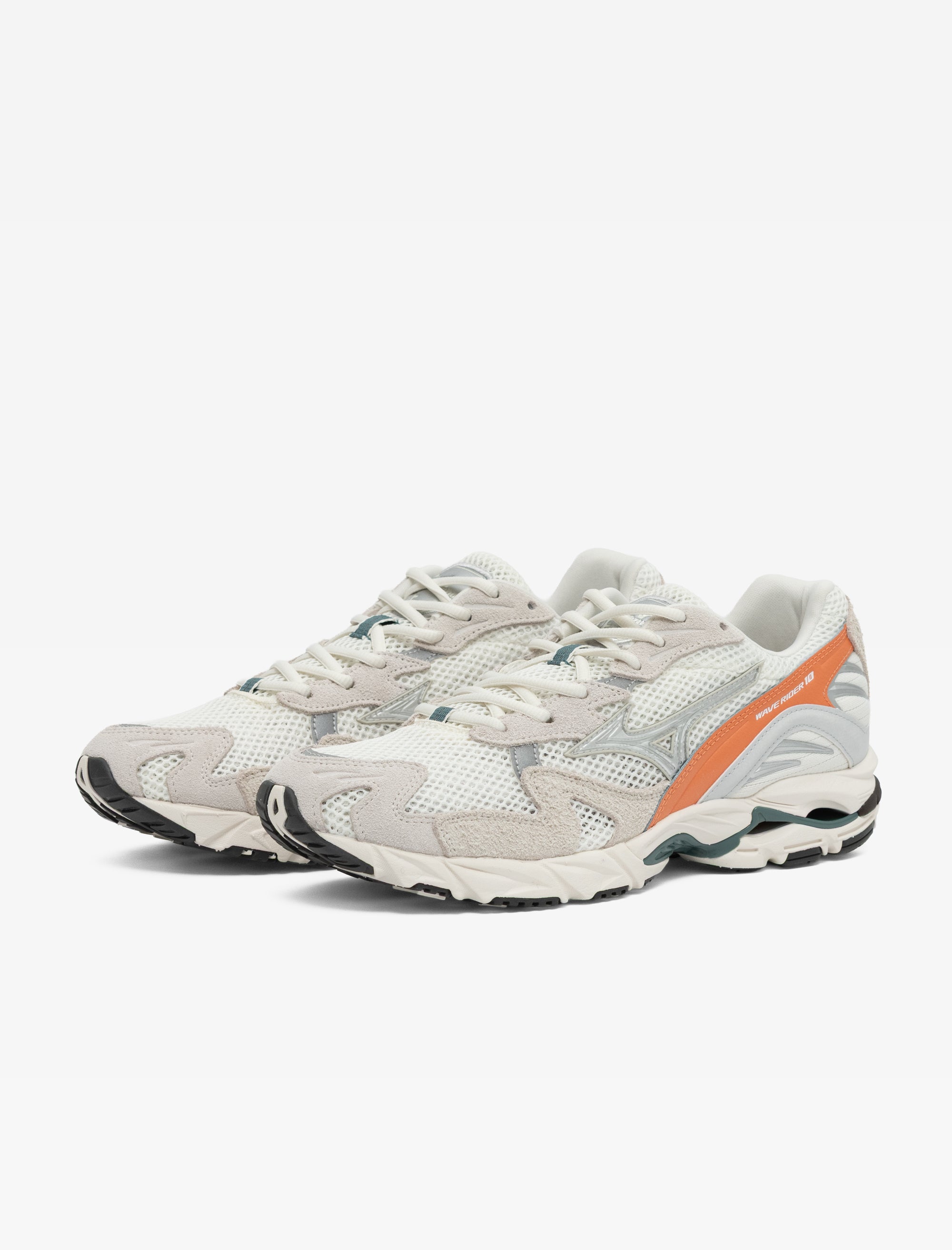 mizuno Wave Rider 10 (Snow White/Dawn Blue)