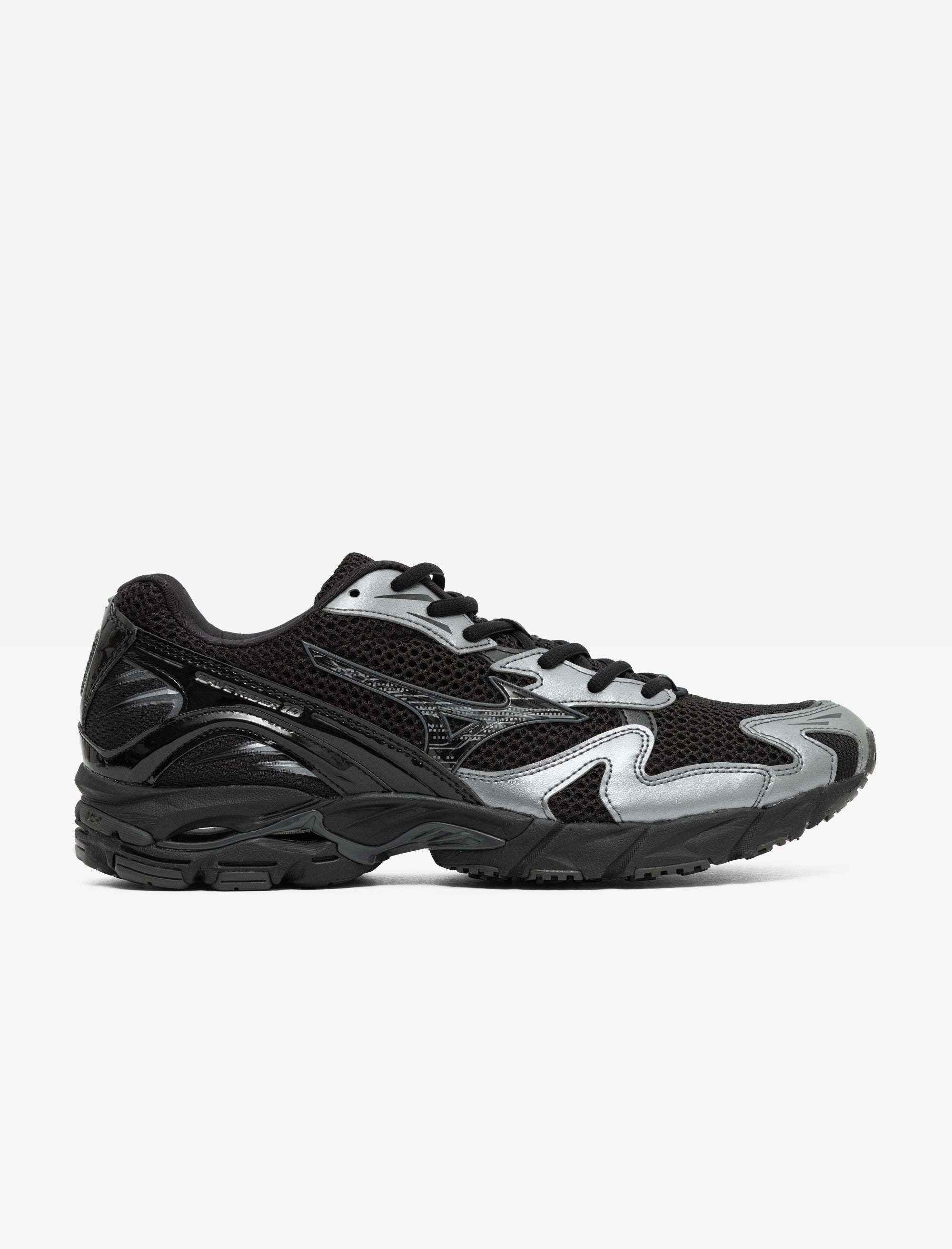 mizuno Wave Rider 10 (Black Sand/Metallic Grey)