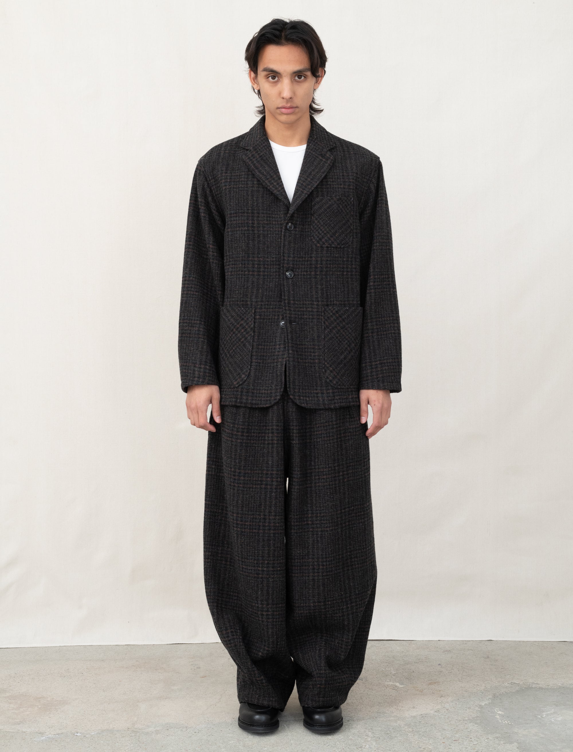 Loafer Jacket (Wool Glen Plaid)