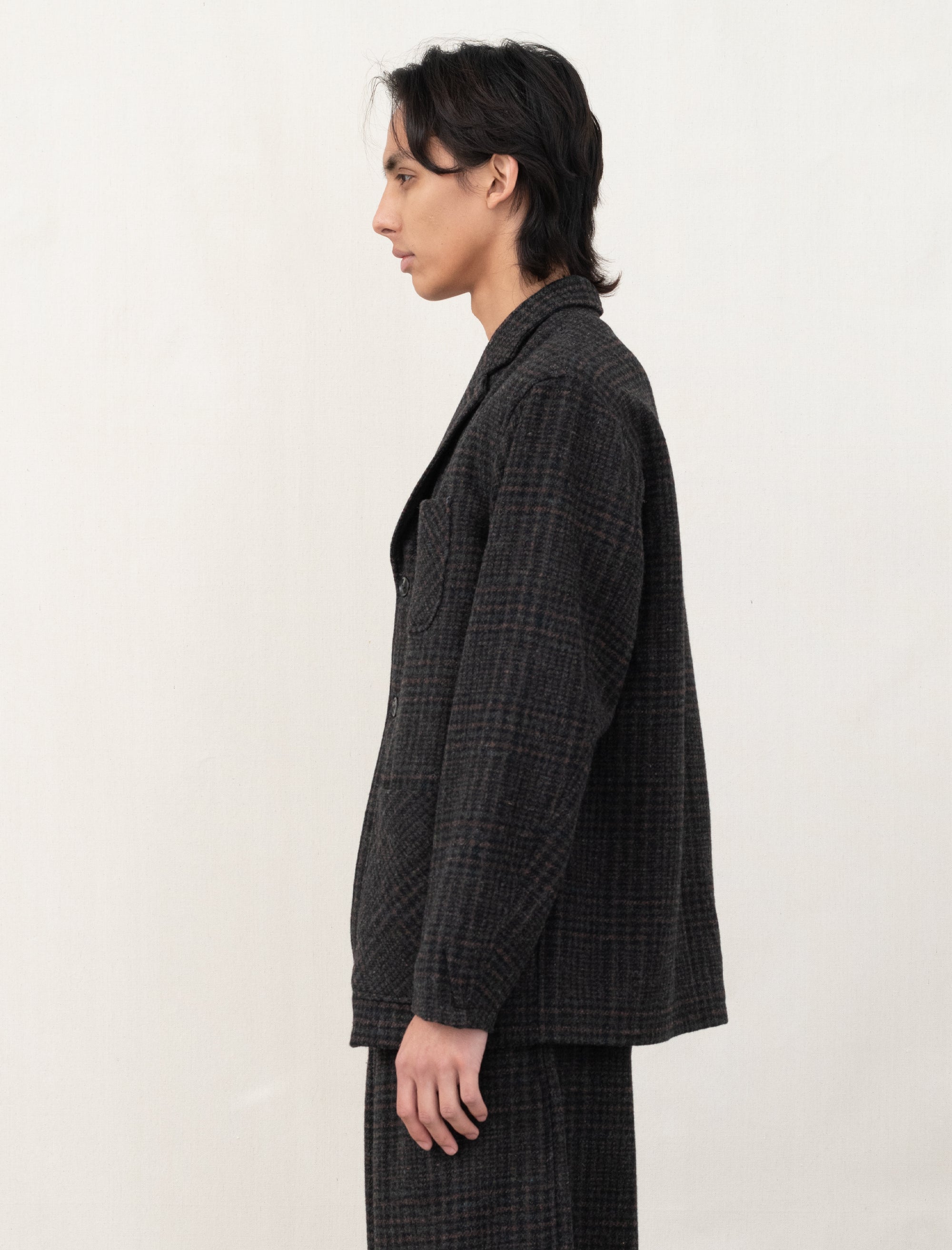 Loafer Jacket (Wool Glen Plaid)