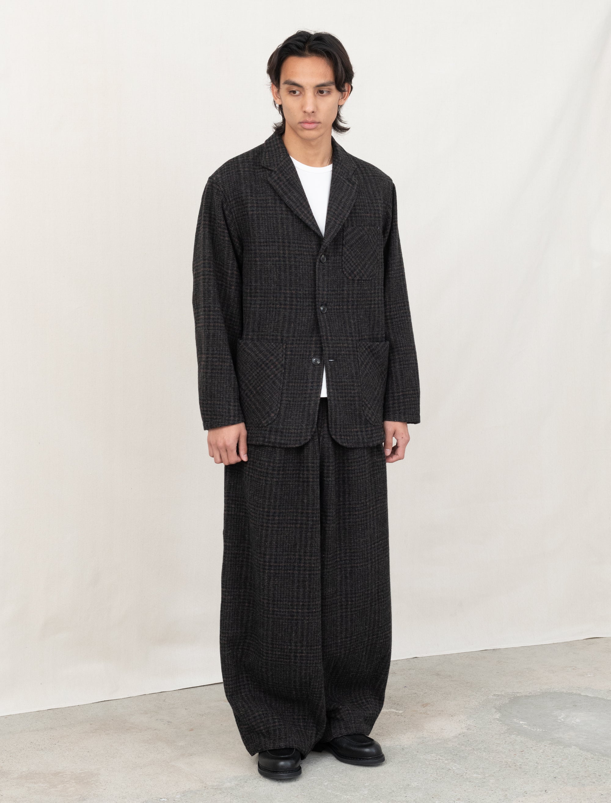 Loafer Jacket (Wool Glen Plaid)