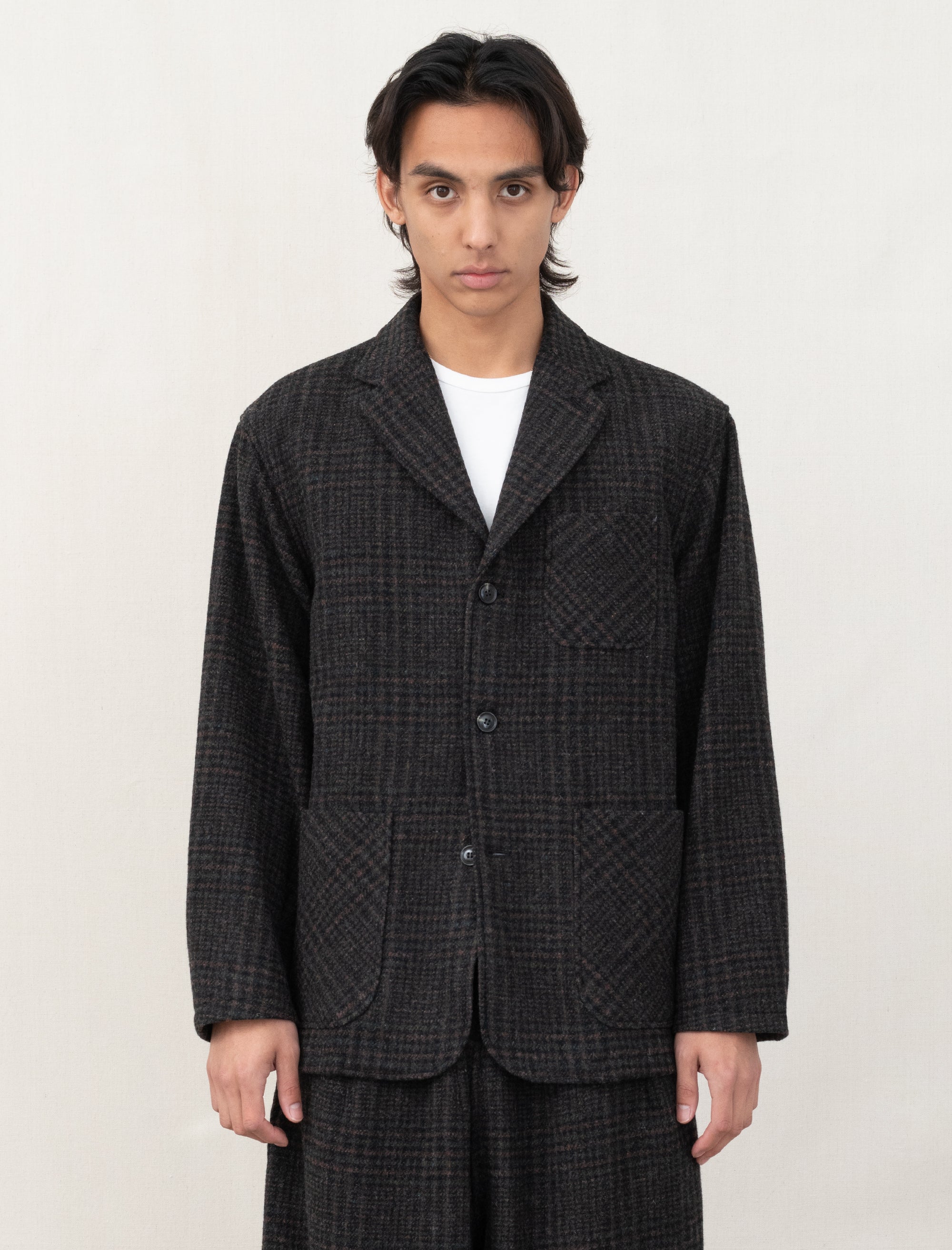 Loafer Jacket (Wool Glen Plaid)