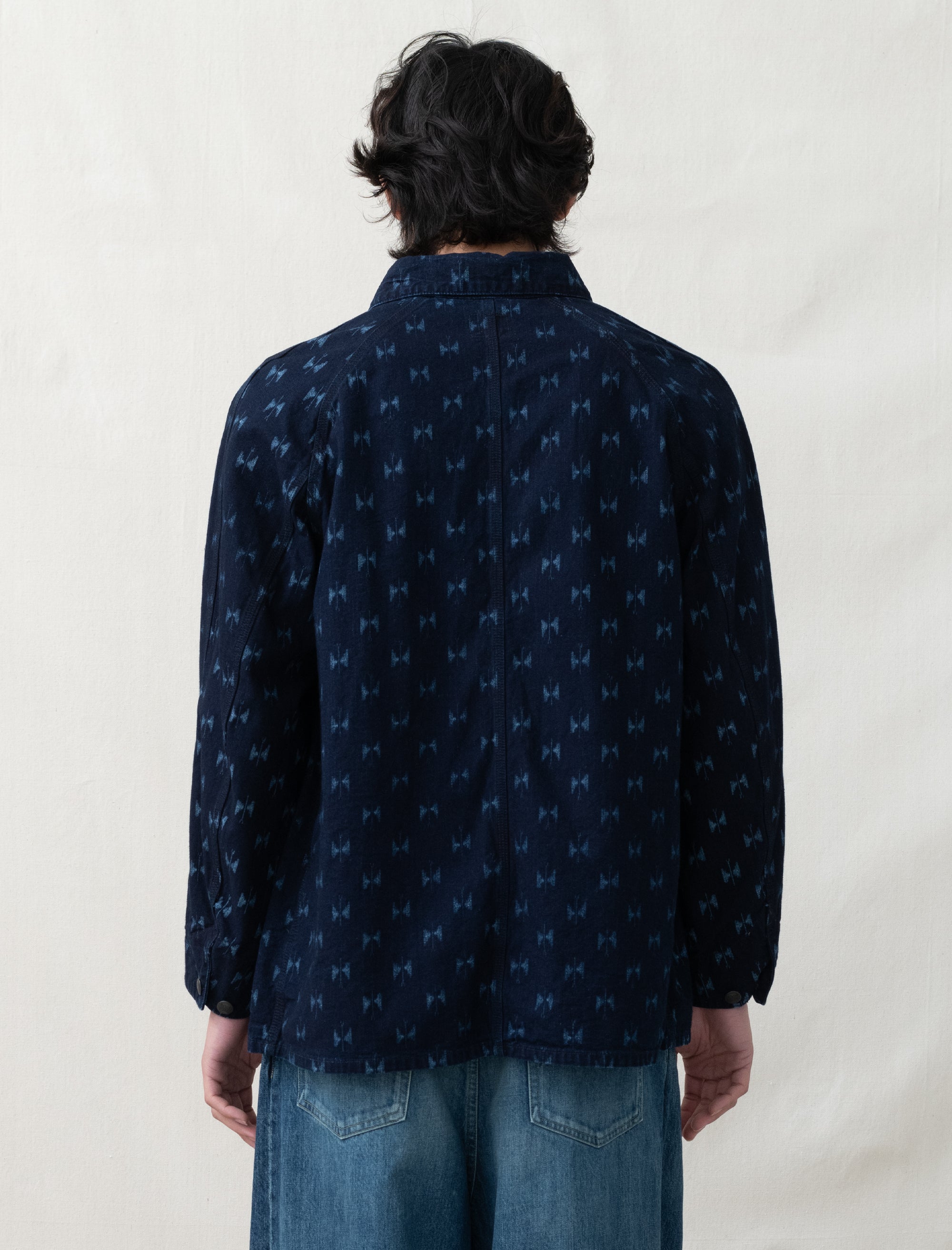 Needles Coverall Indigo Kasuri (Papillon) – Bows and Arrows