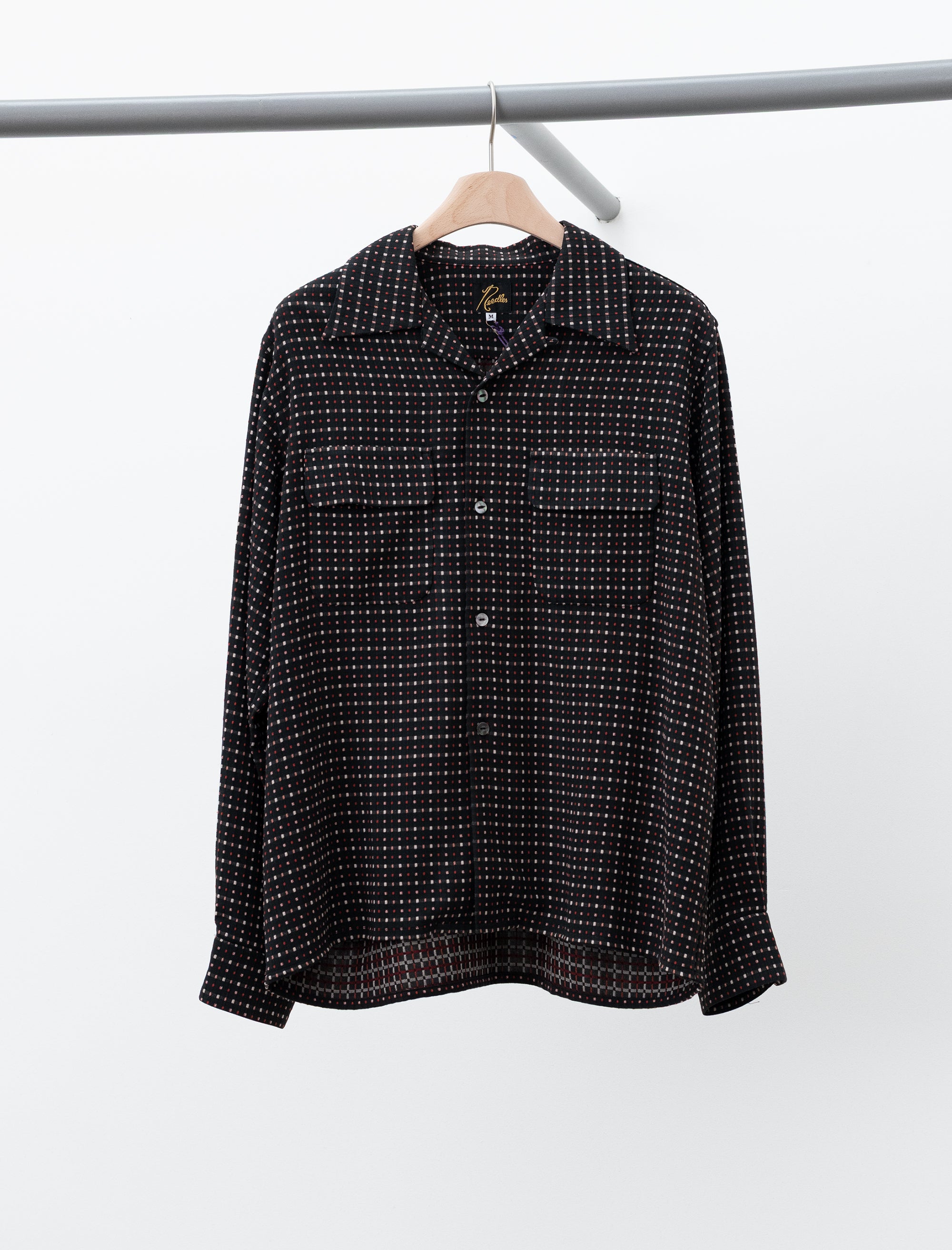 needles Classic Shirt Dobby Square (Black)