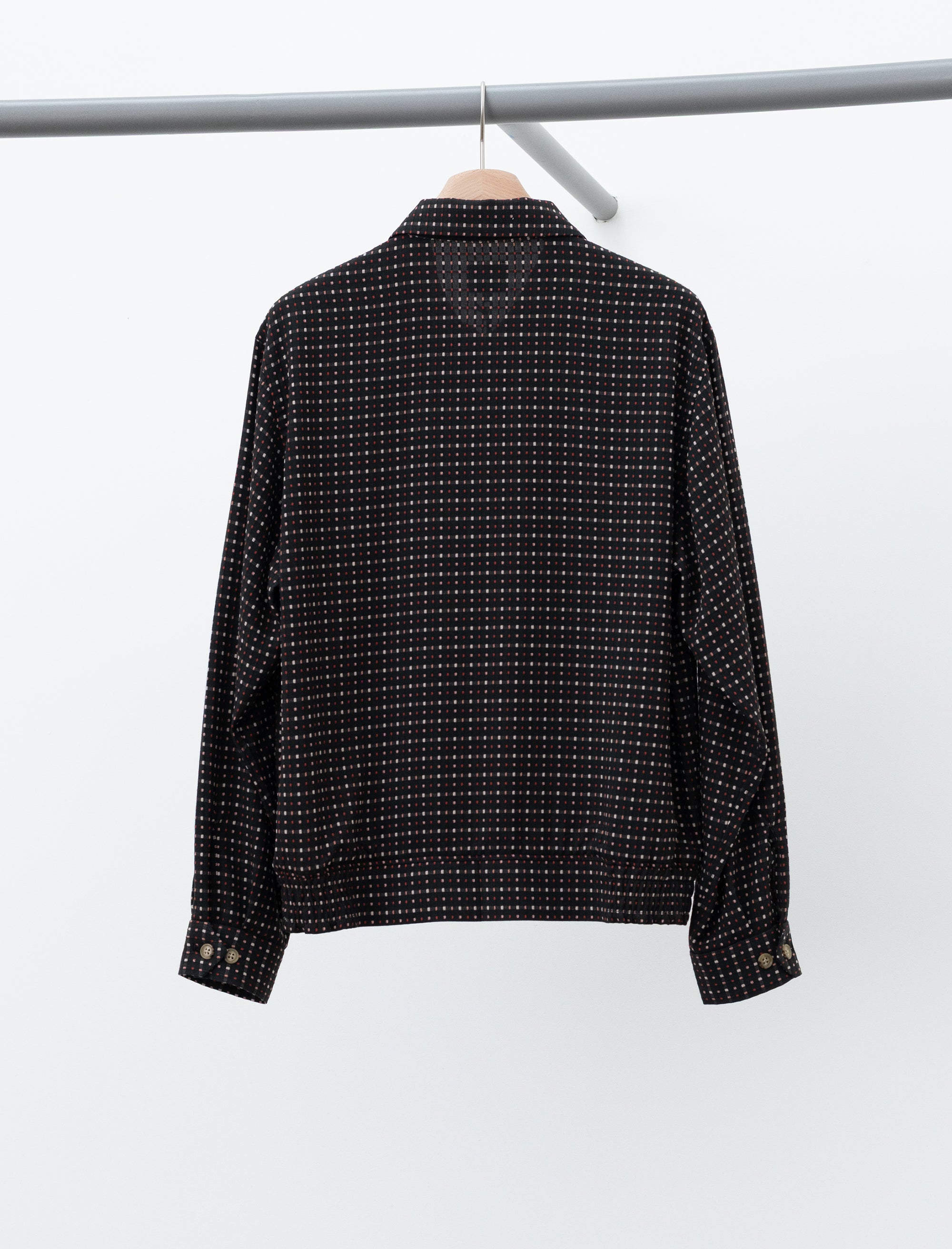 needles Sports Jacket Dobby Square (Black)