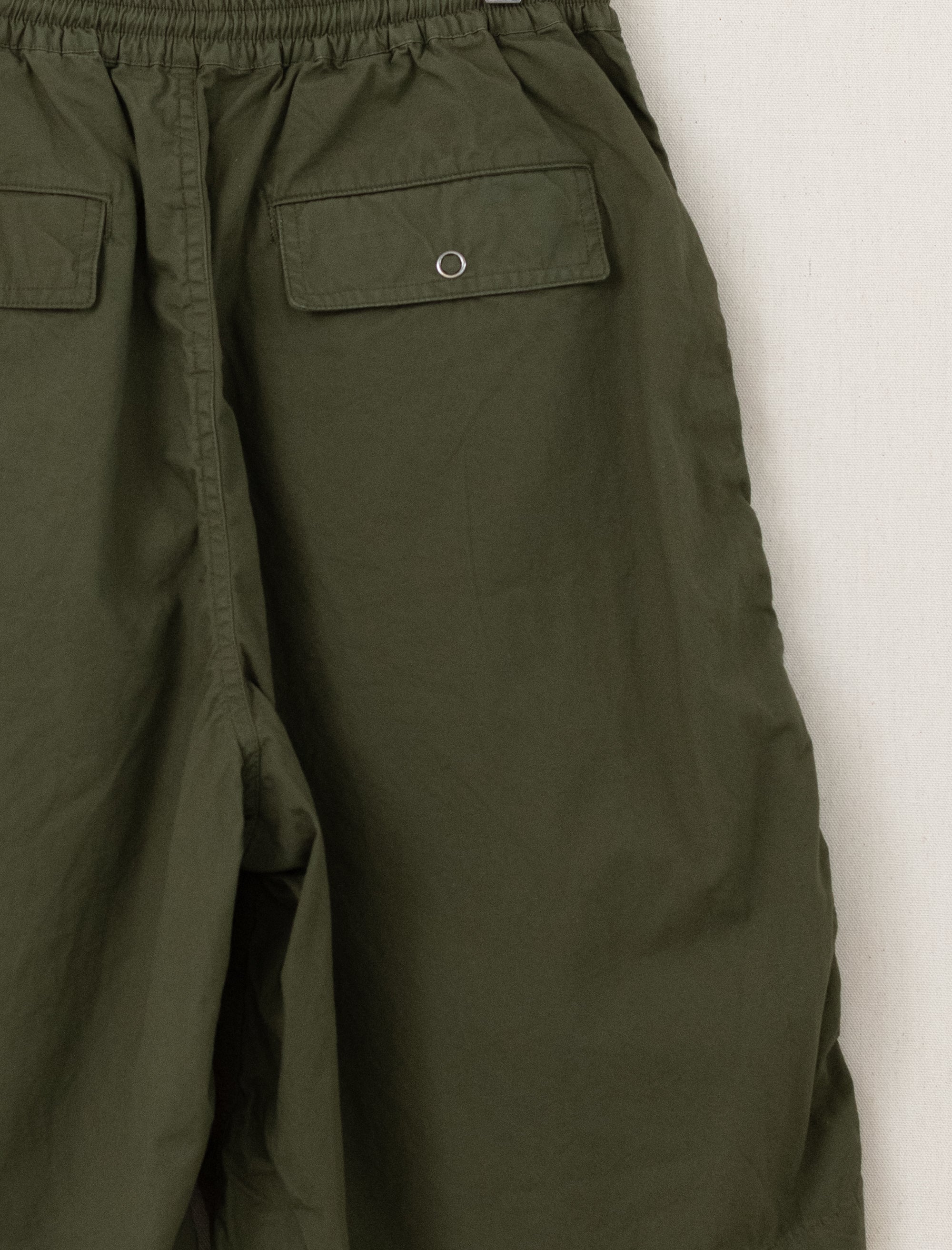 Garment Dyed Nylon Shorts (Khaki)