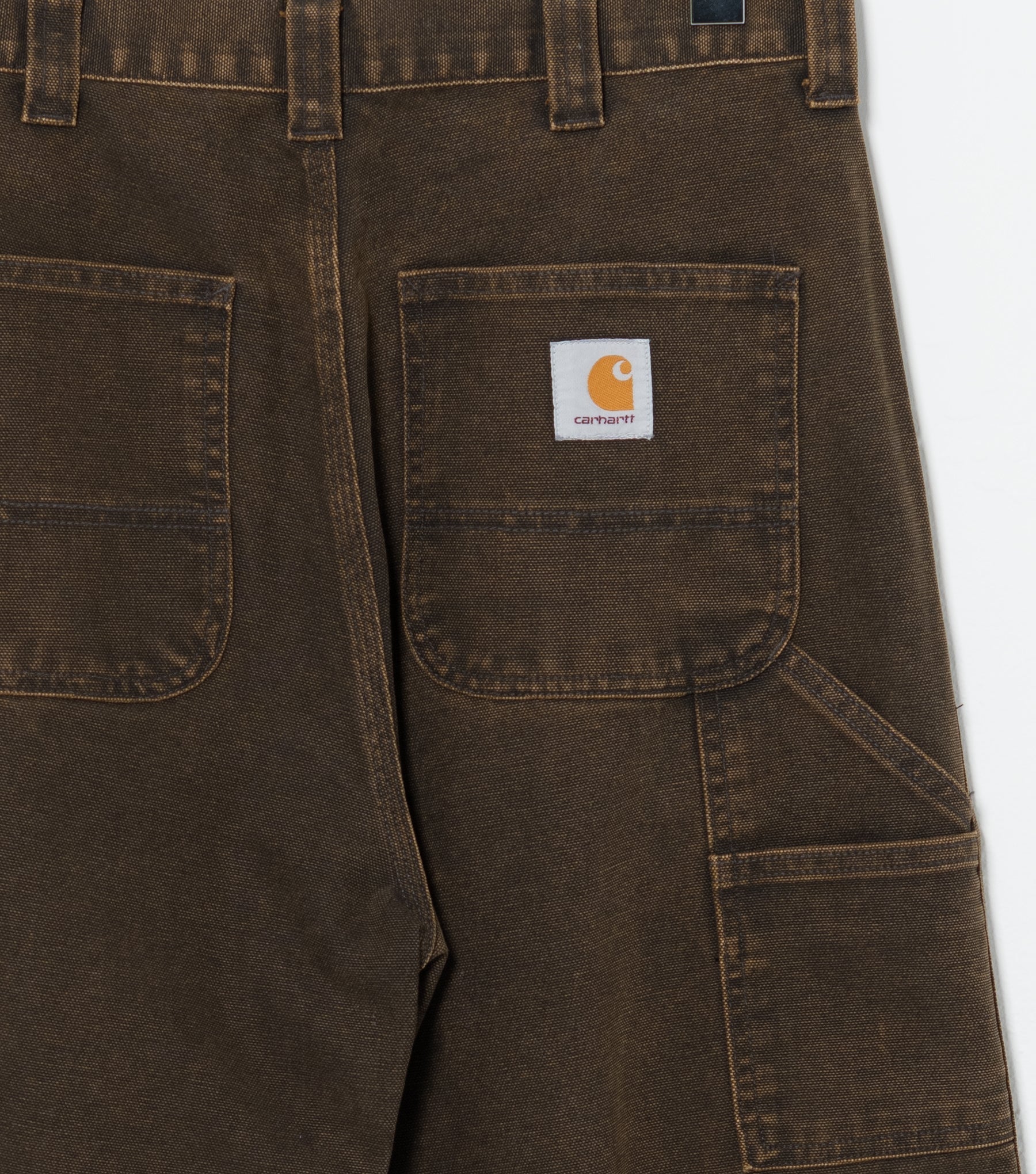 single knee pant man hamilton brown in cotton - CARHARTT WIP - d — 2