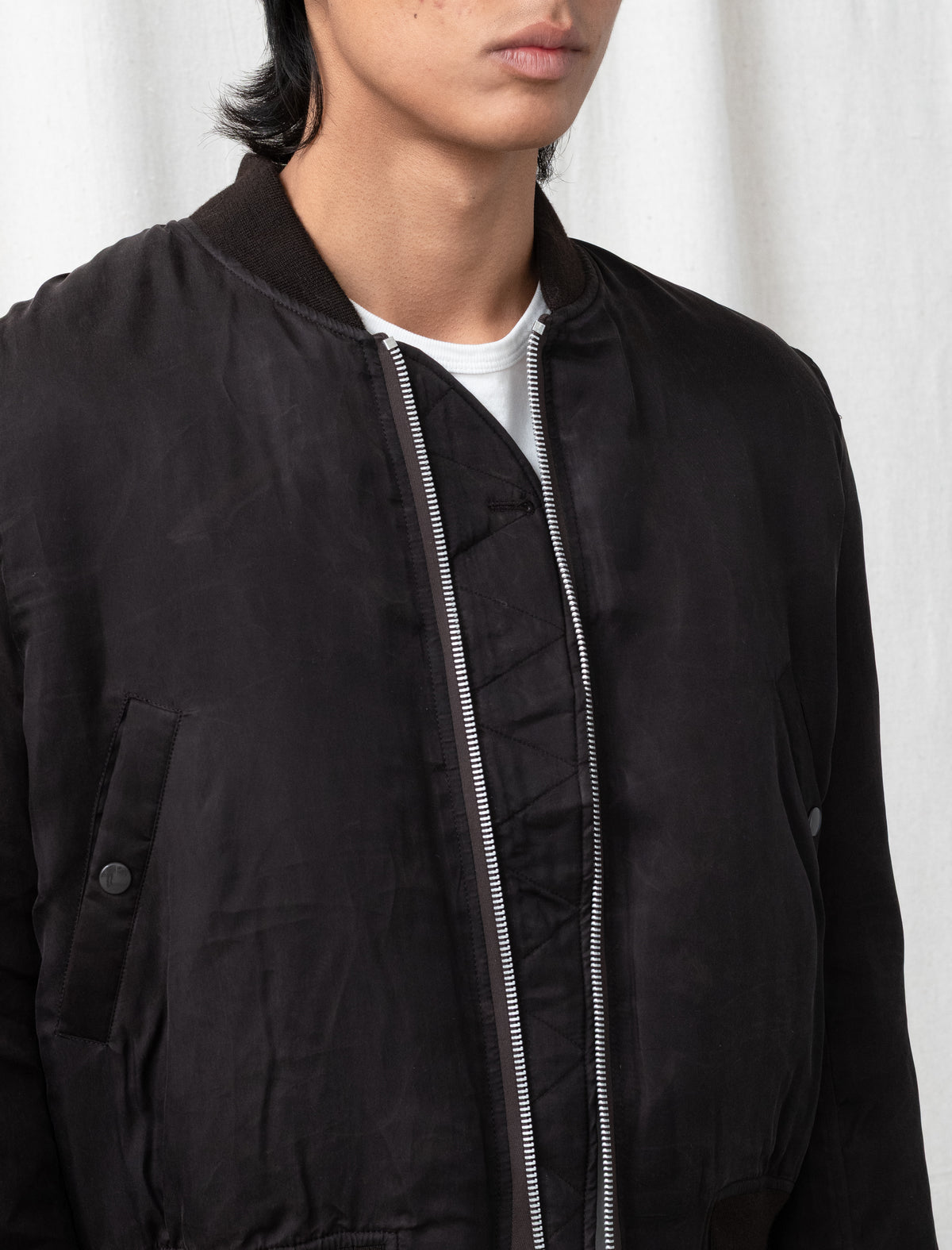 Bomber (Root Brown Wax Dipped Cupro)