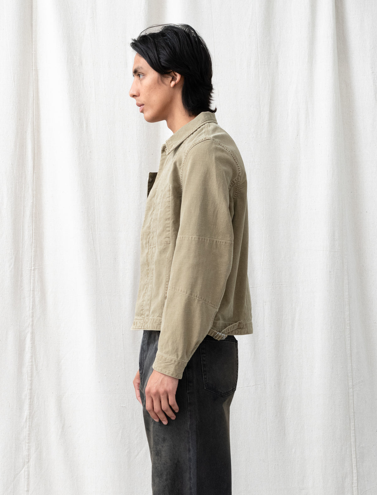 Machine Jacket (Pigment Khaki Knife Edge Twill)