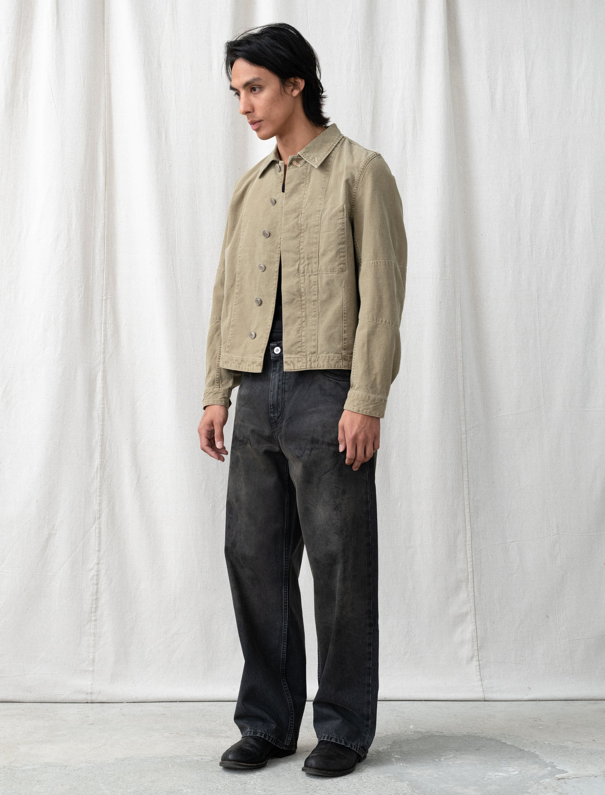 Machine Jacket (Pigment Khaki Knife Edge Twill)