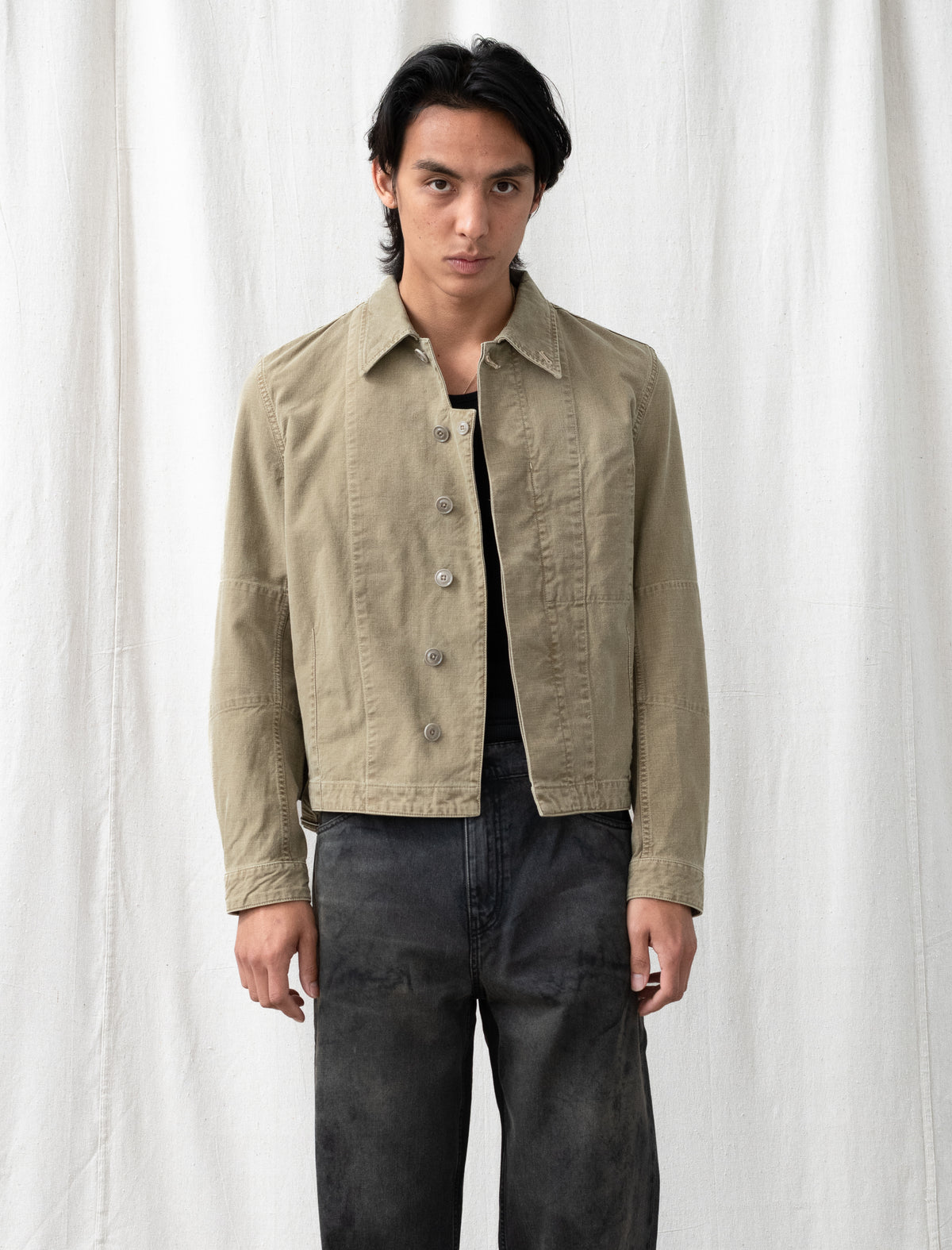 Machine Jacket (Pigment Khaki Knife Edge Twill)