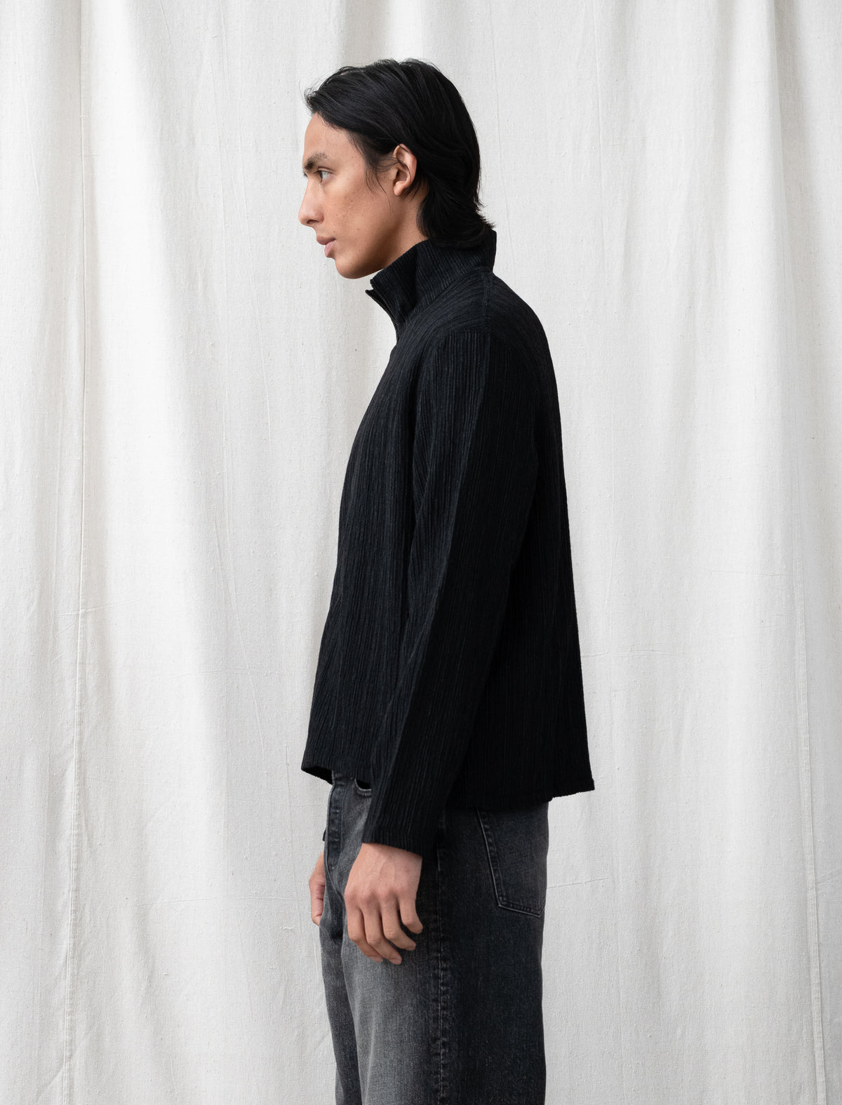 Shrunken Fullzip (Obsidian Depth Woolcose Ridge)