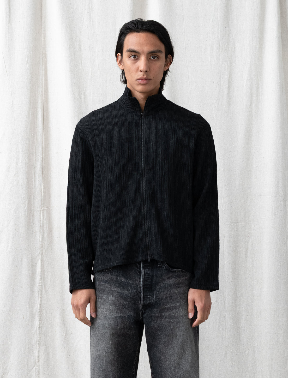 Shrunken Fullzip (Obsidian Depth Woolcose Ridge)