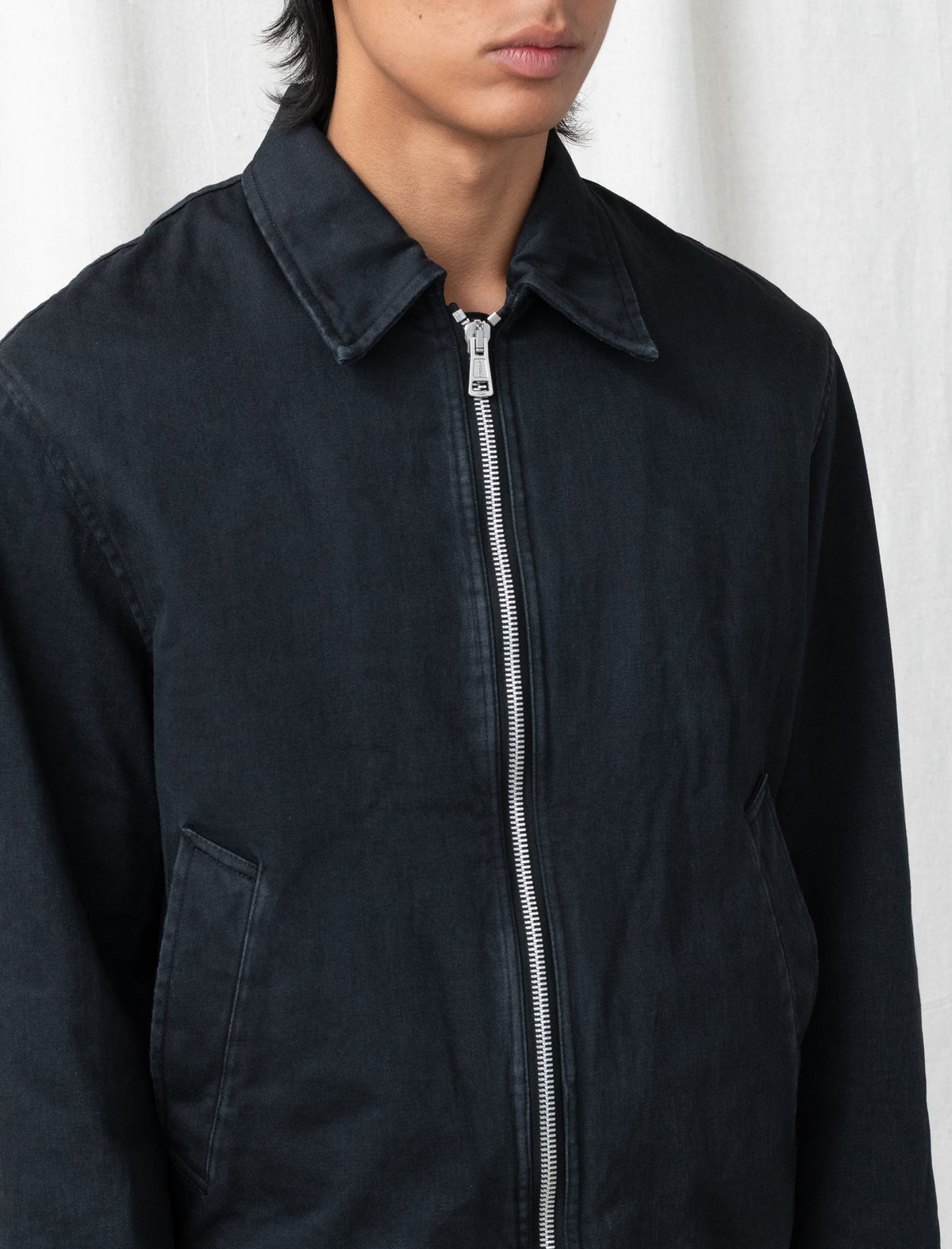 Slight Jacket (Enzyme Obsidian Field Sateen)