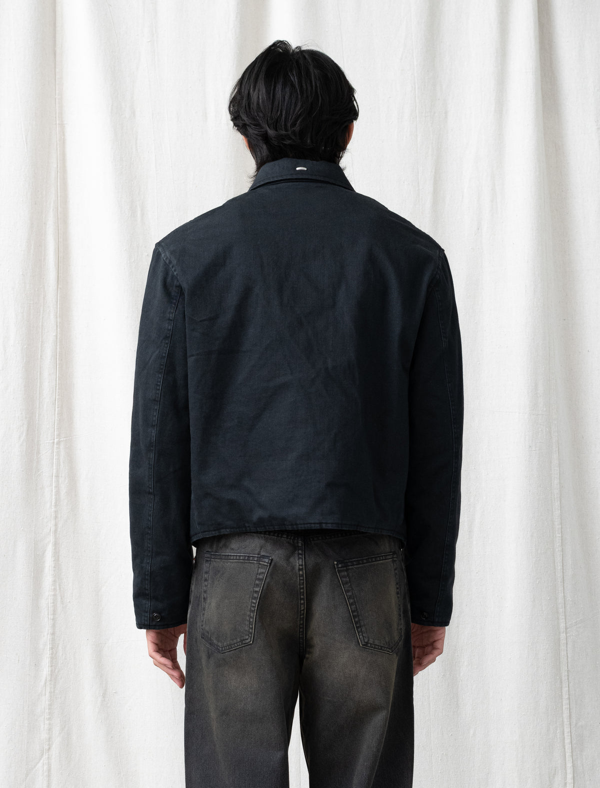 Slight Jacket (Enzyme Obsidian Field Sateen)