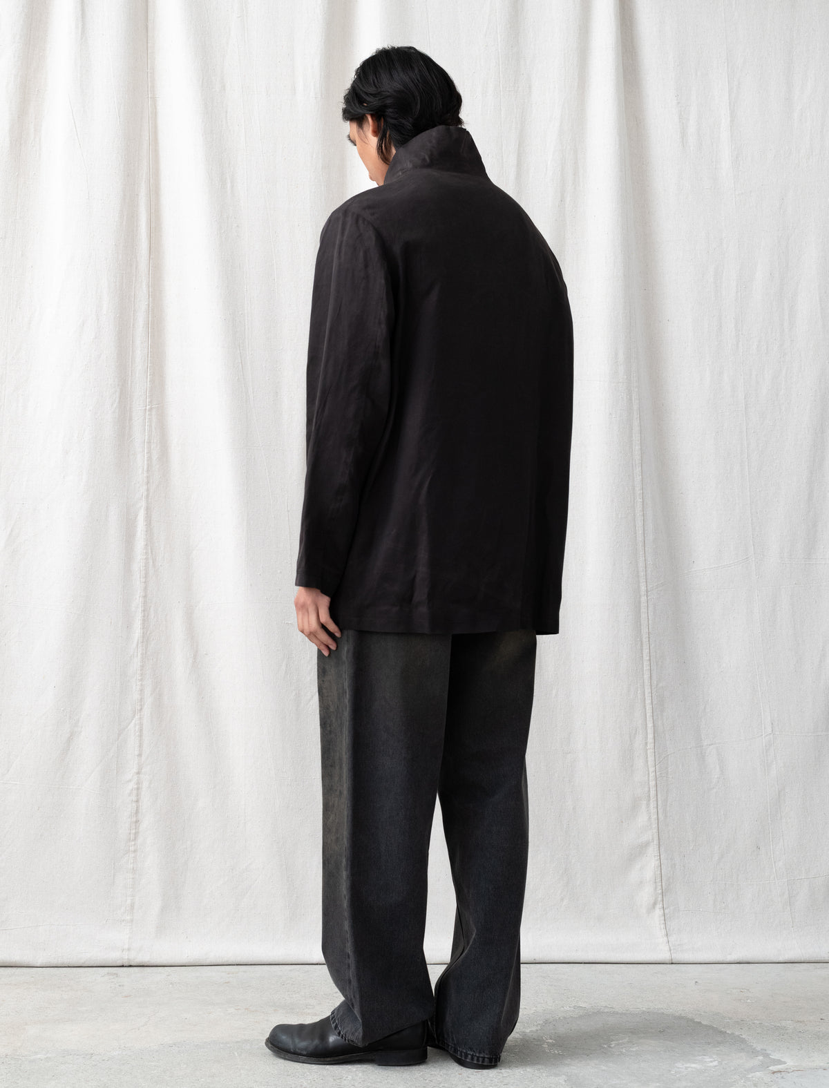 Tiller Jacket (Root Brown Wax Dipped Cupro)