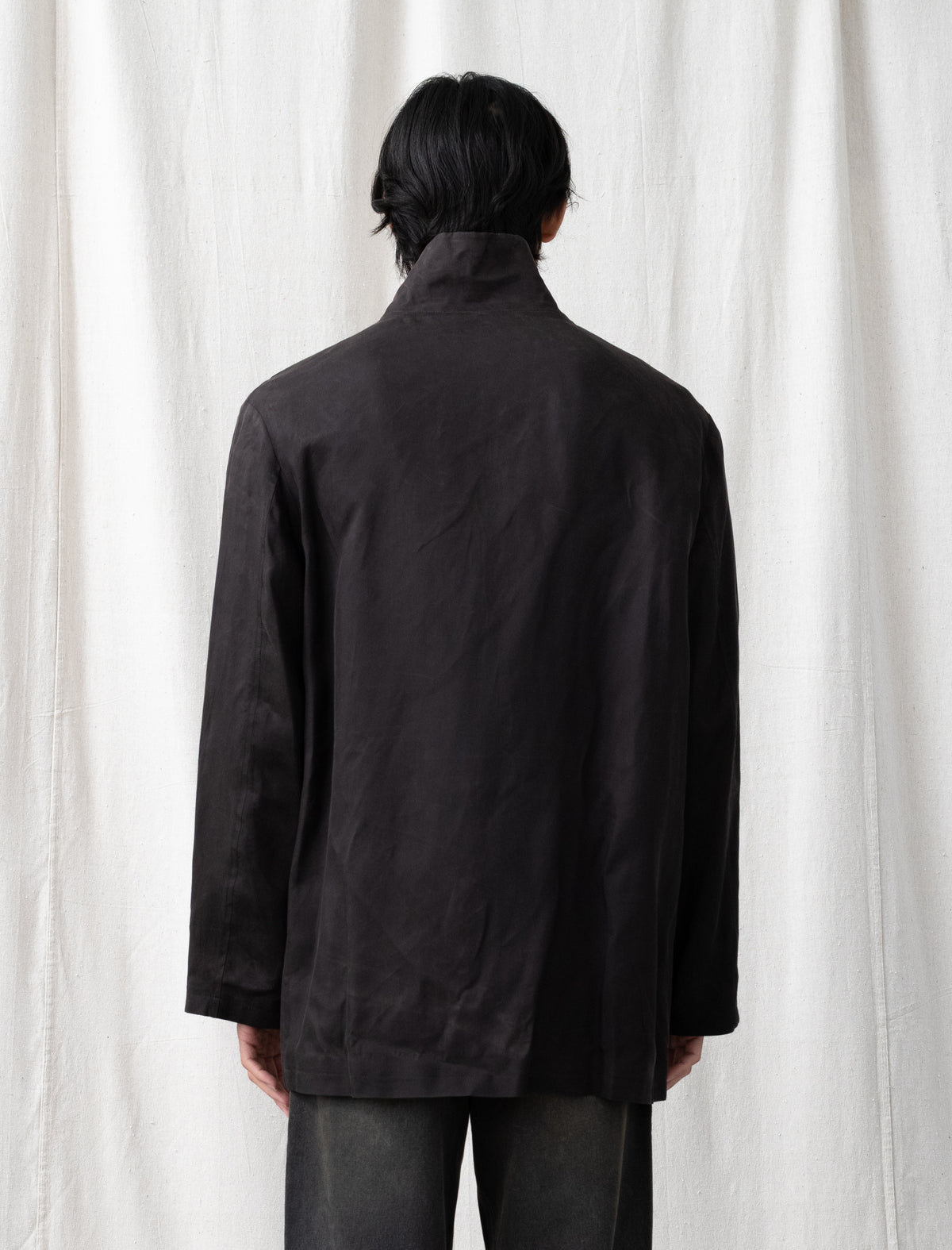Tiller Jacket (Root Brown Wax Dipped Cupro)