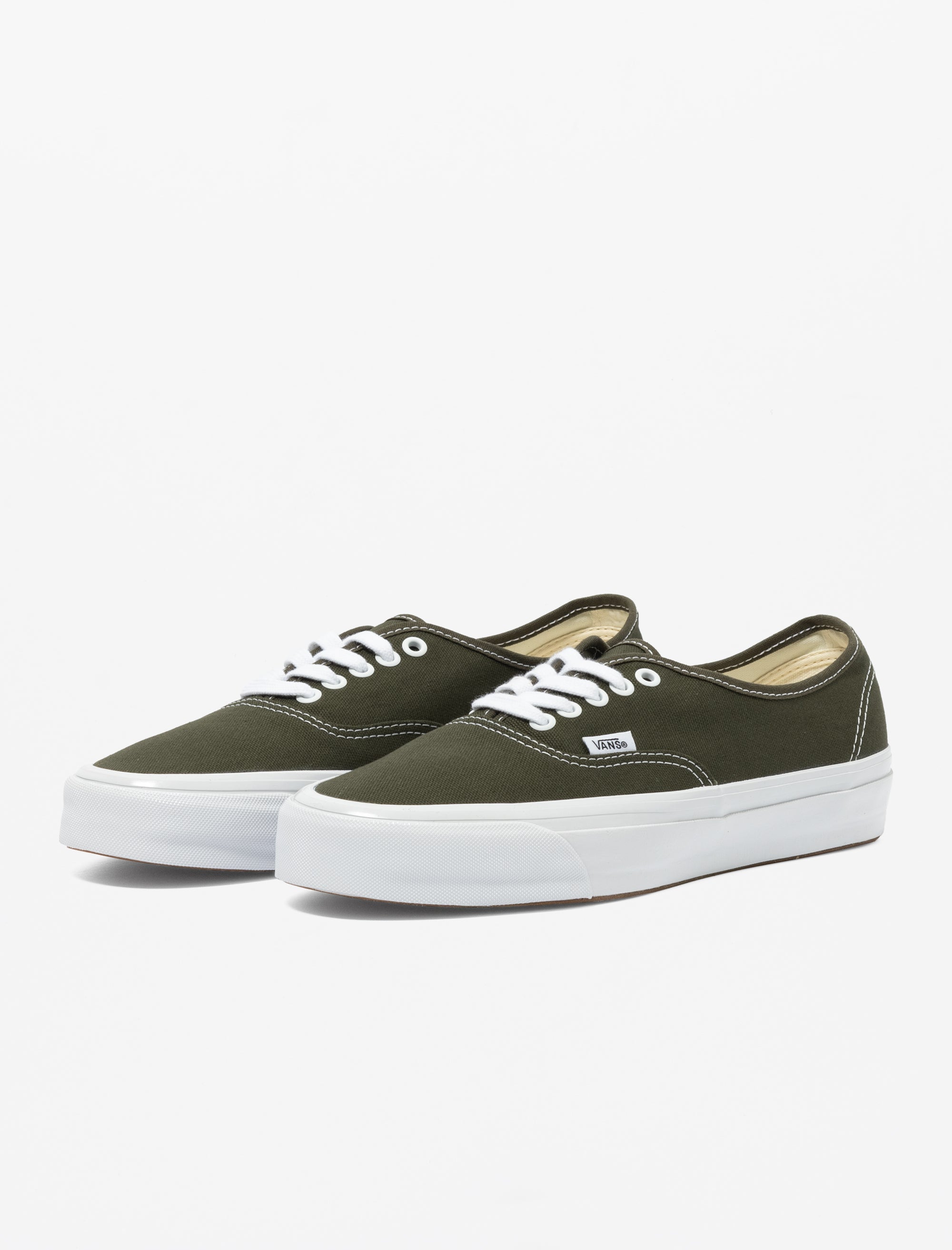 靴 VANS LX AUTHENTIC 44 DARK OLIVE Sneaker Politics