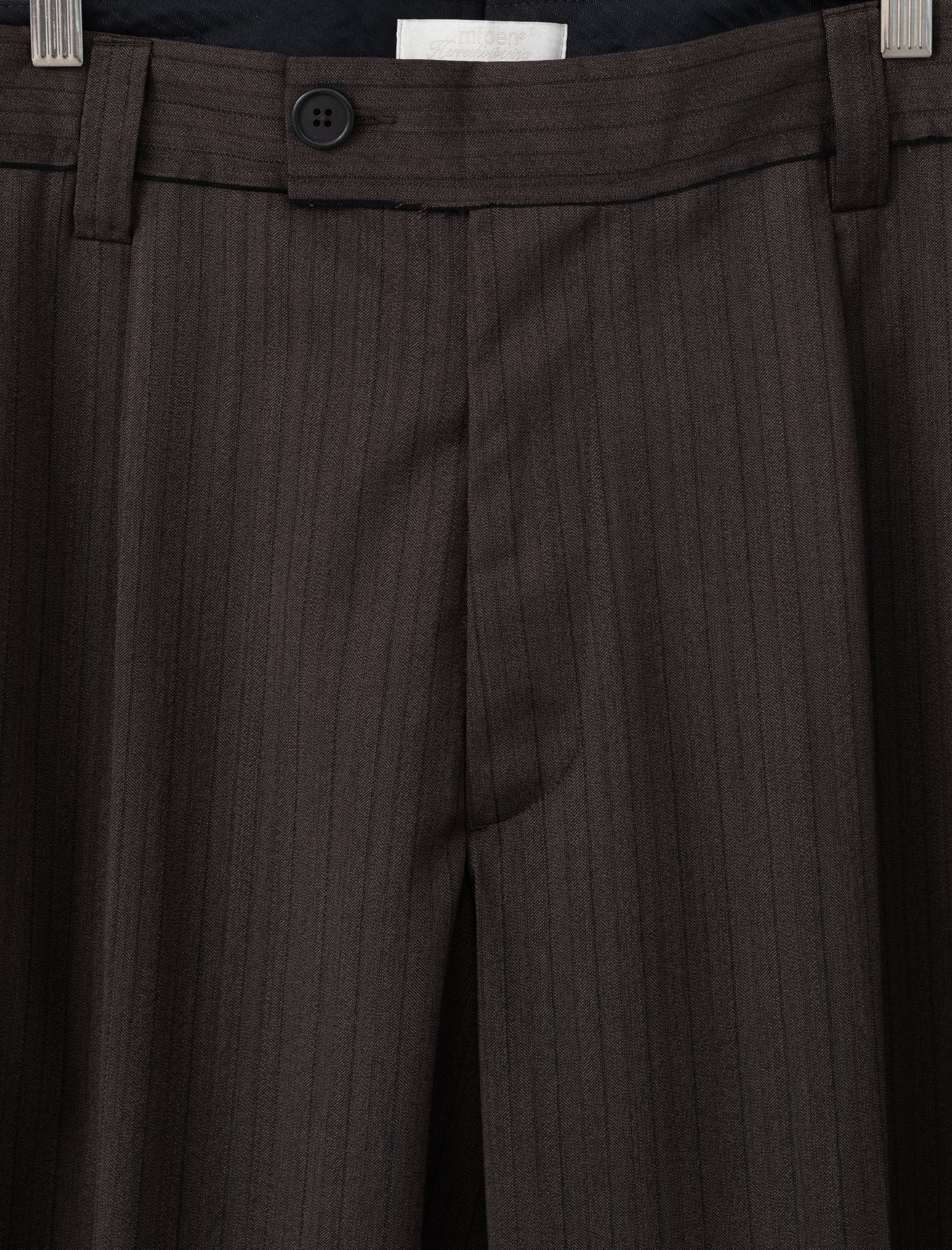 Patch Trouser (Vintage Pinstripe)