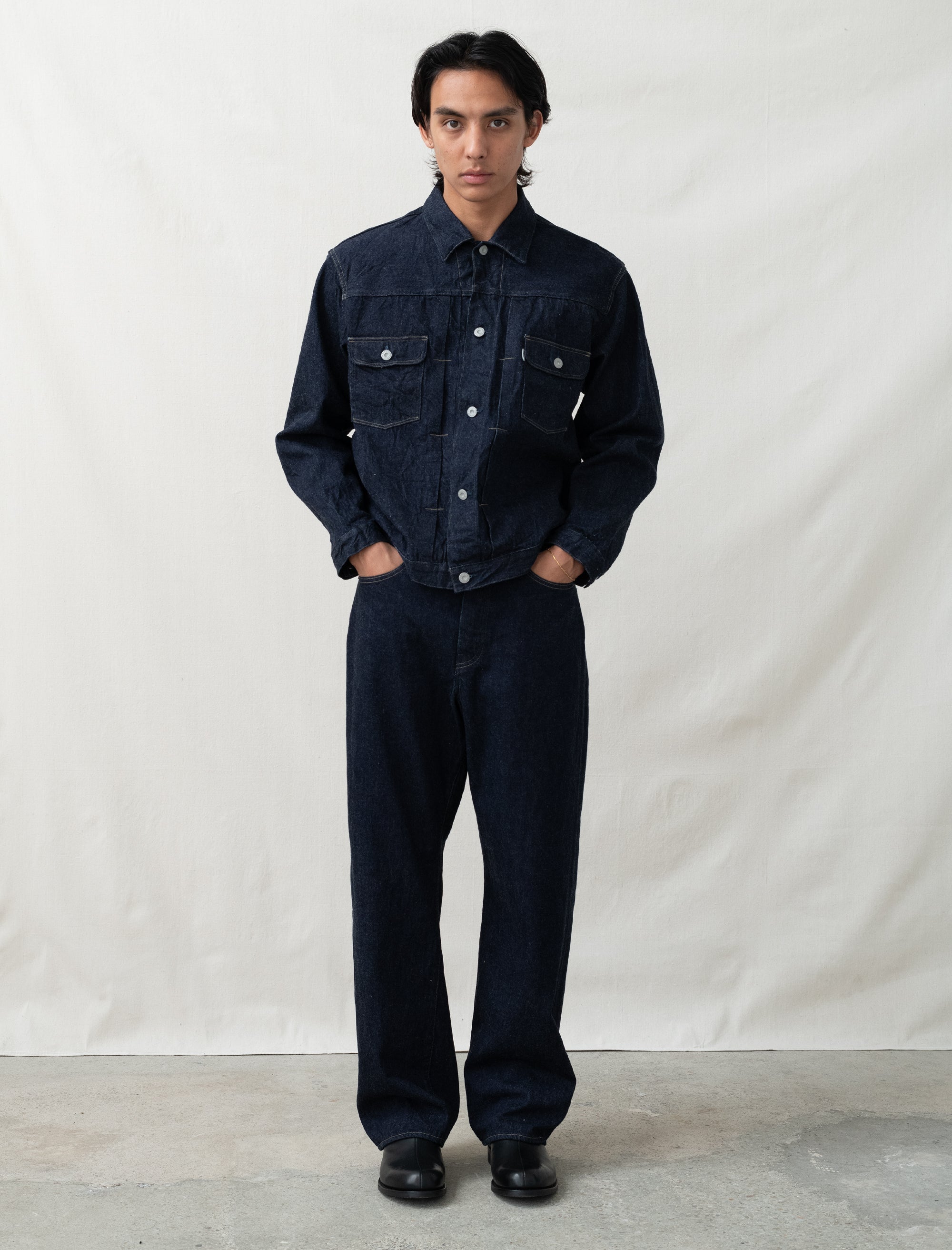 Phigvel Classic Wide Jean Indigo