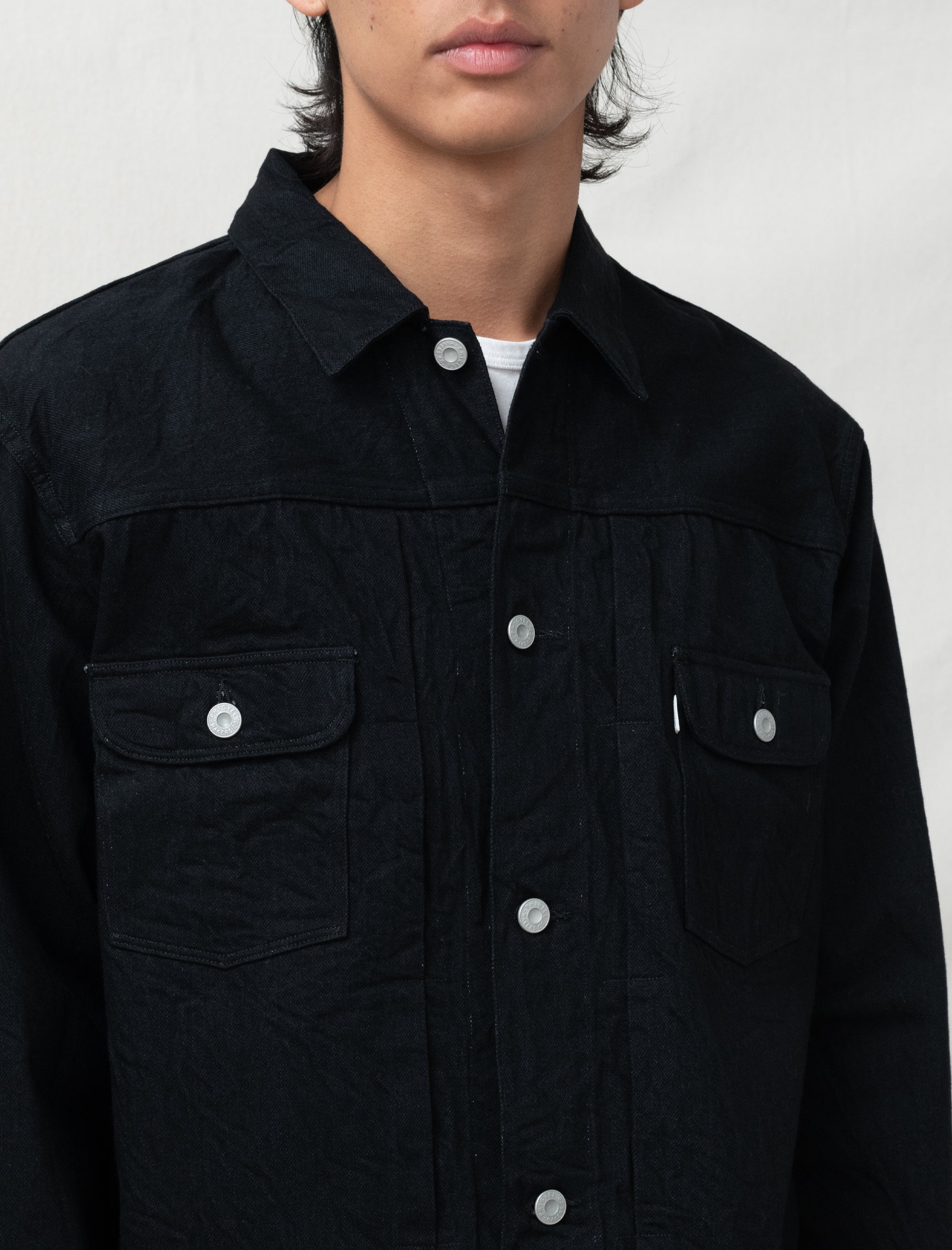 ジャケット・アウター Phigvel Classic Jean jacket Black Size 3 Phigvel Classic Jean Jacket (Black) – Bows and Arrows