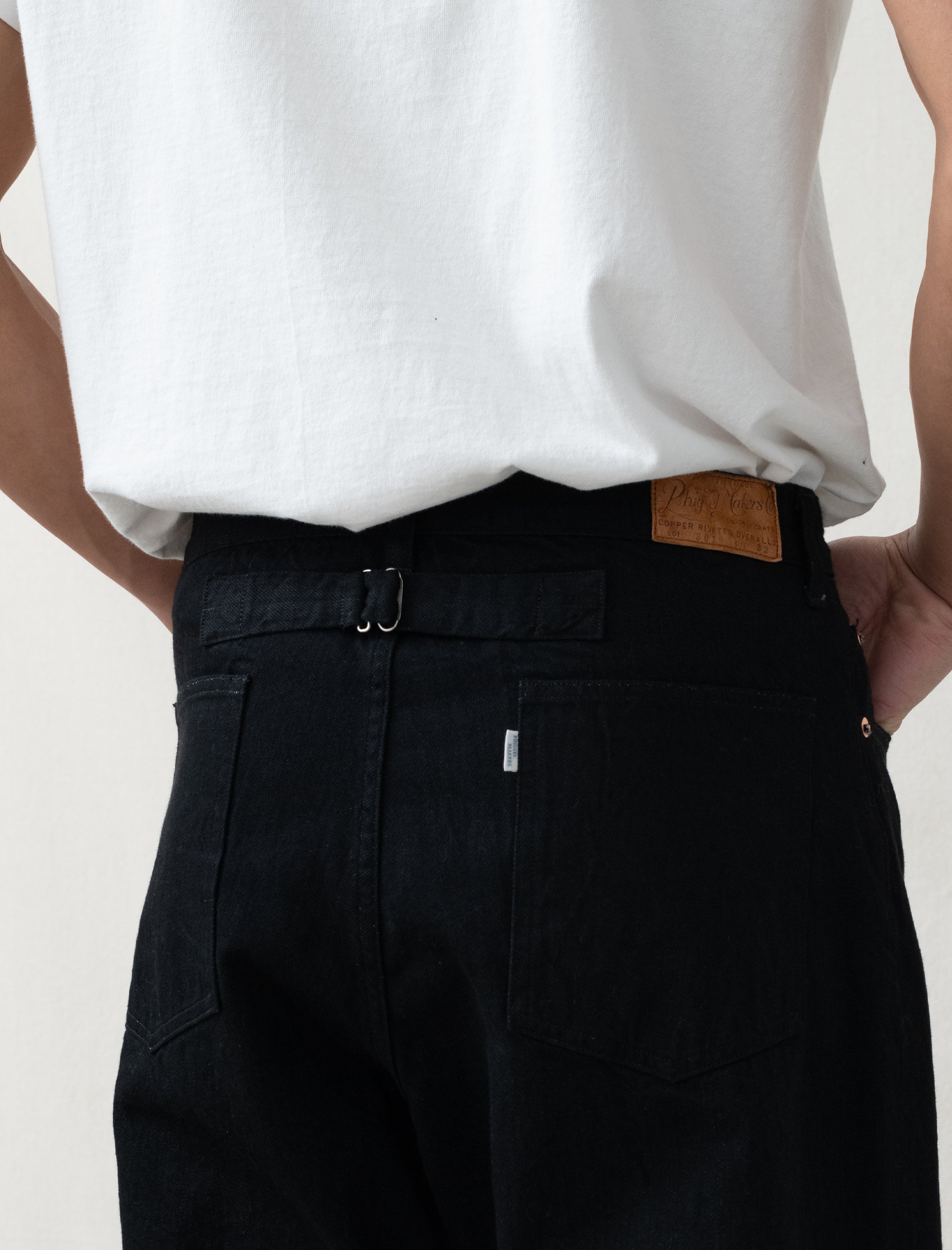 PHIGVEL フィグベル CLASSIC JEANS (WIDE) BLACK PHIGVEL（フィグベル）｜Classic Jeans “301” (Wide)- BLACK – anemoscope