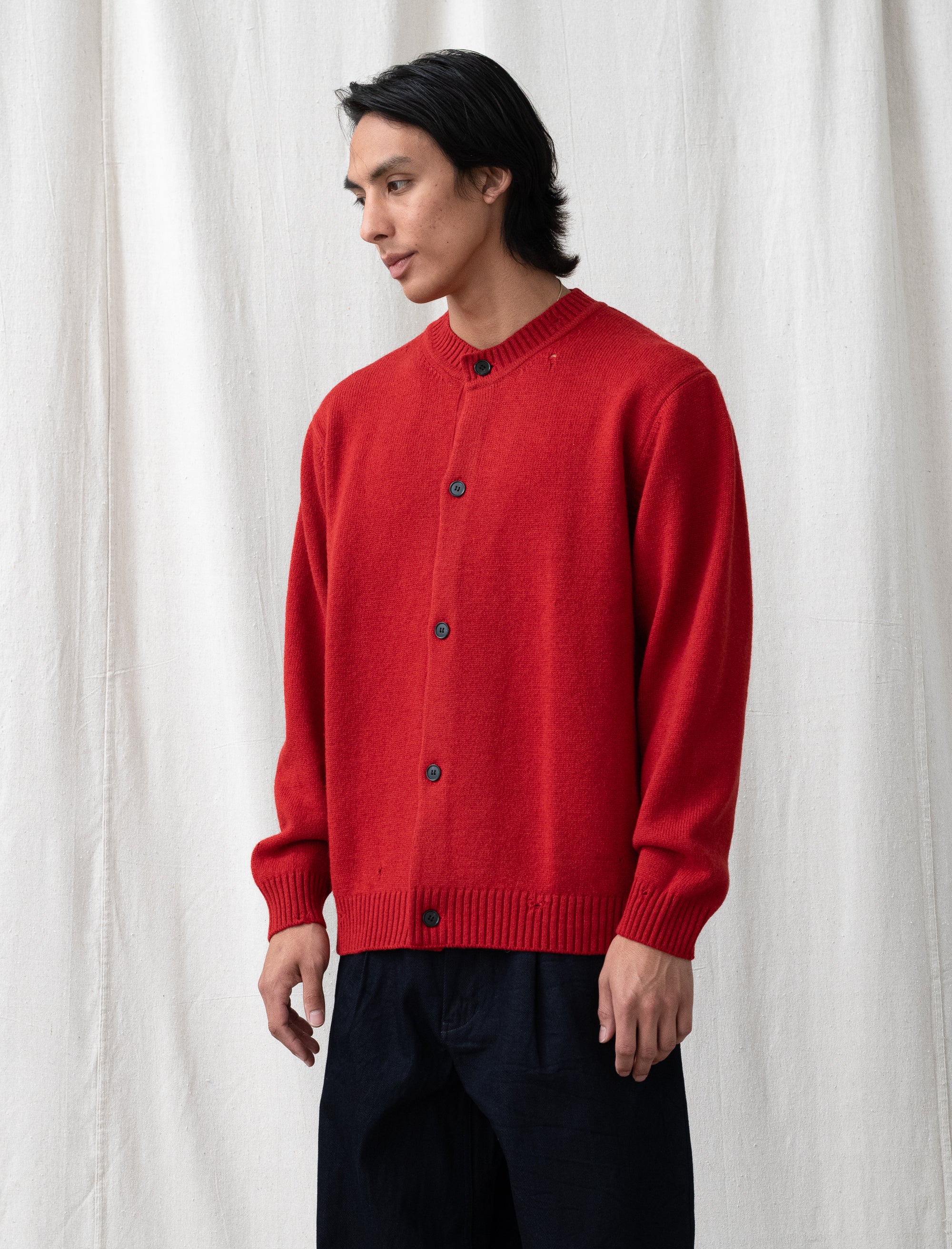 Still By Hand KN06263 Sweater (Vermilion Red) – Bows and Arrows