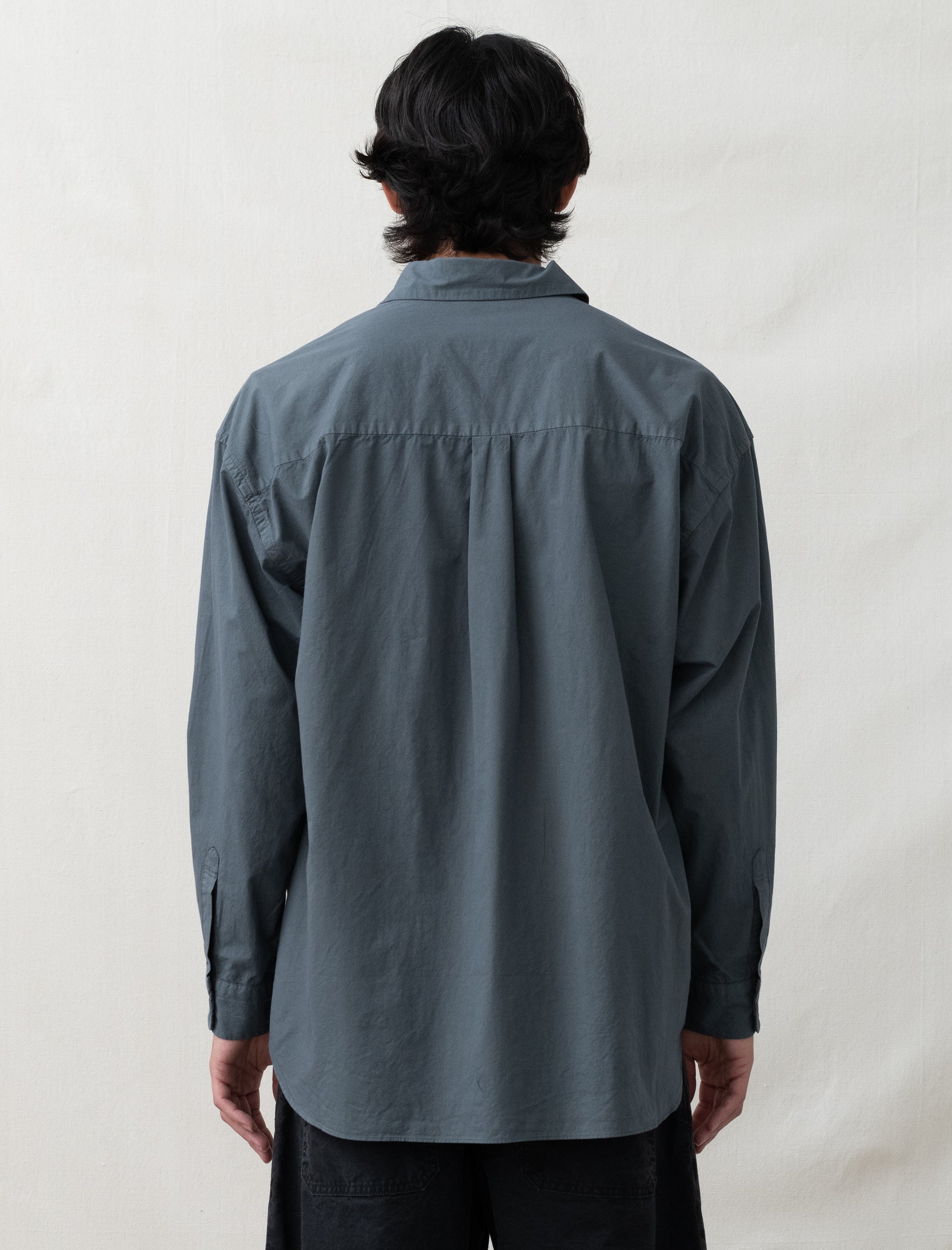 still by hand overshirt in grey 