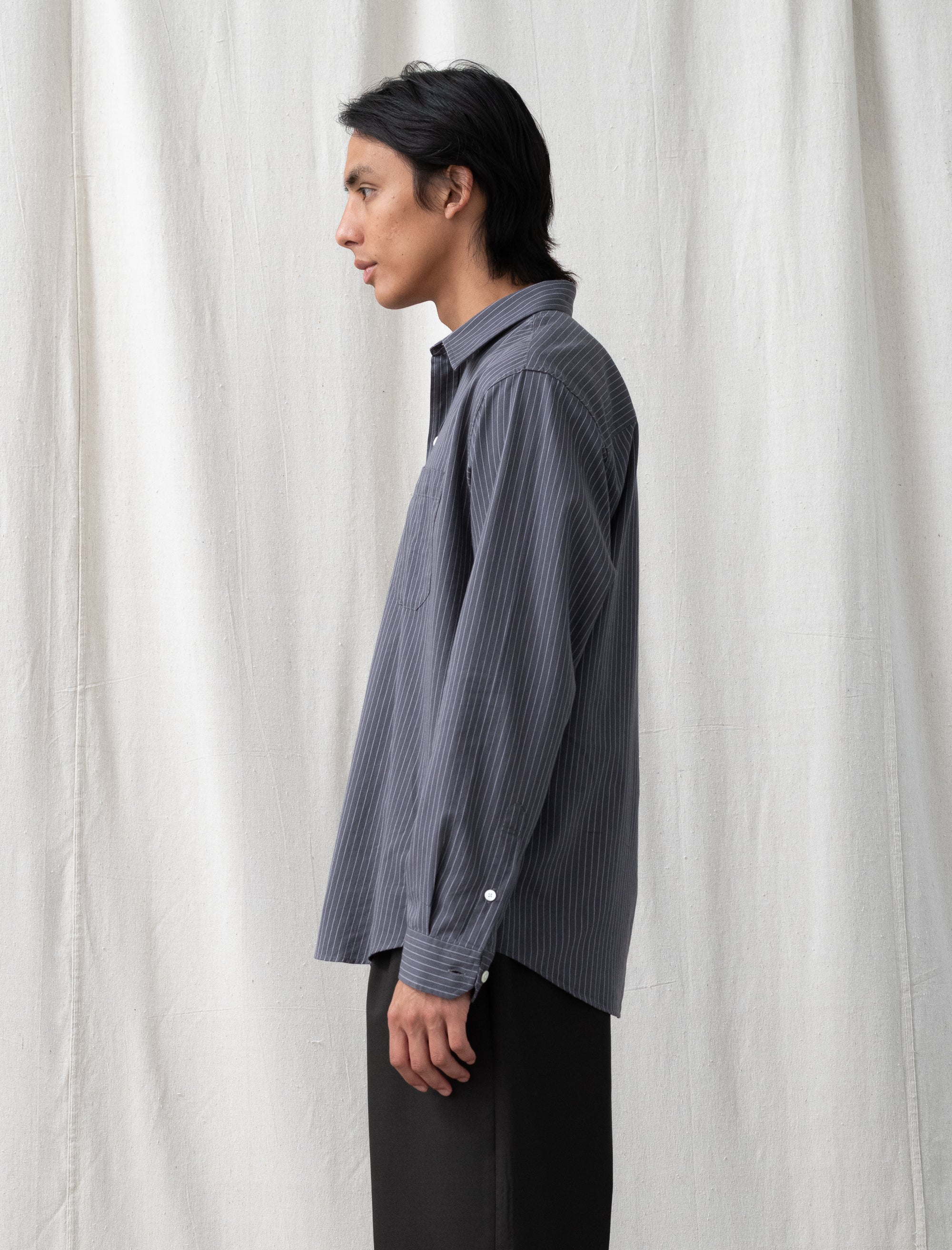 Distant Shirt (Blush Stripe)
