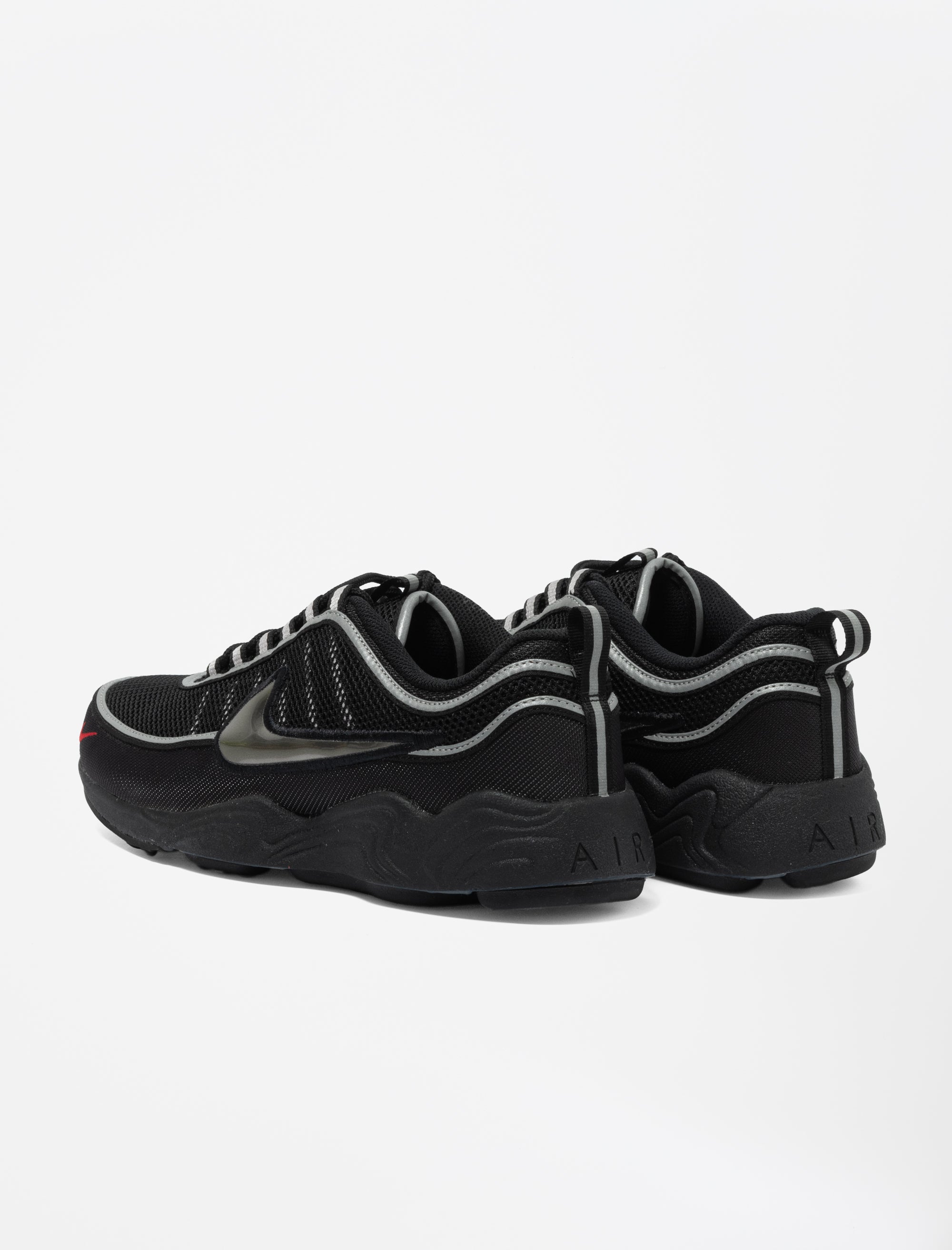 nike air zoom spiridon metallic silver