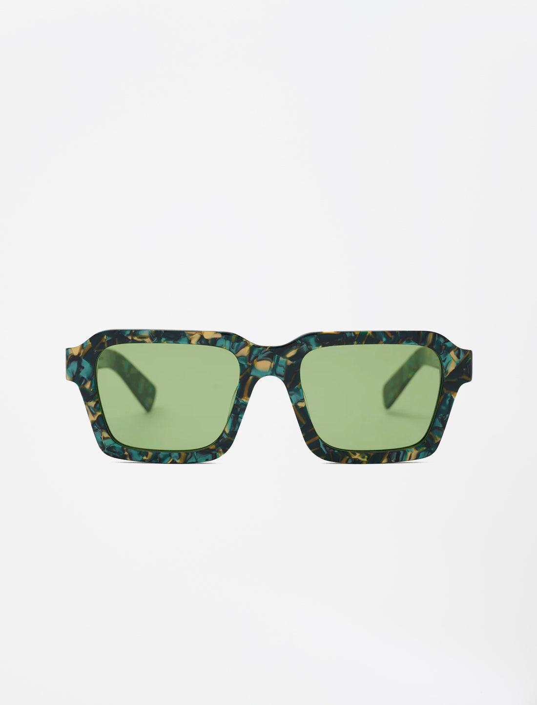 Staunton Sunglasses (Green Granite/Green)