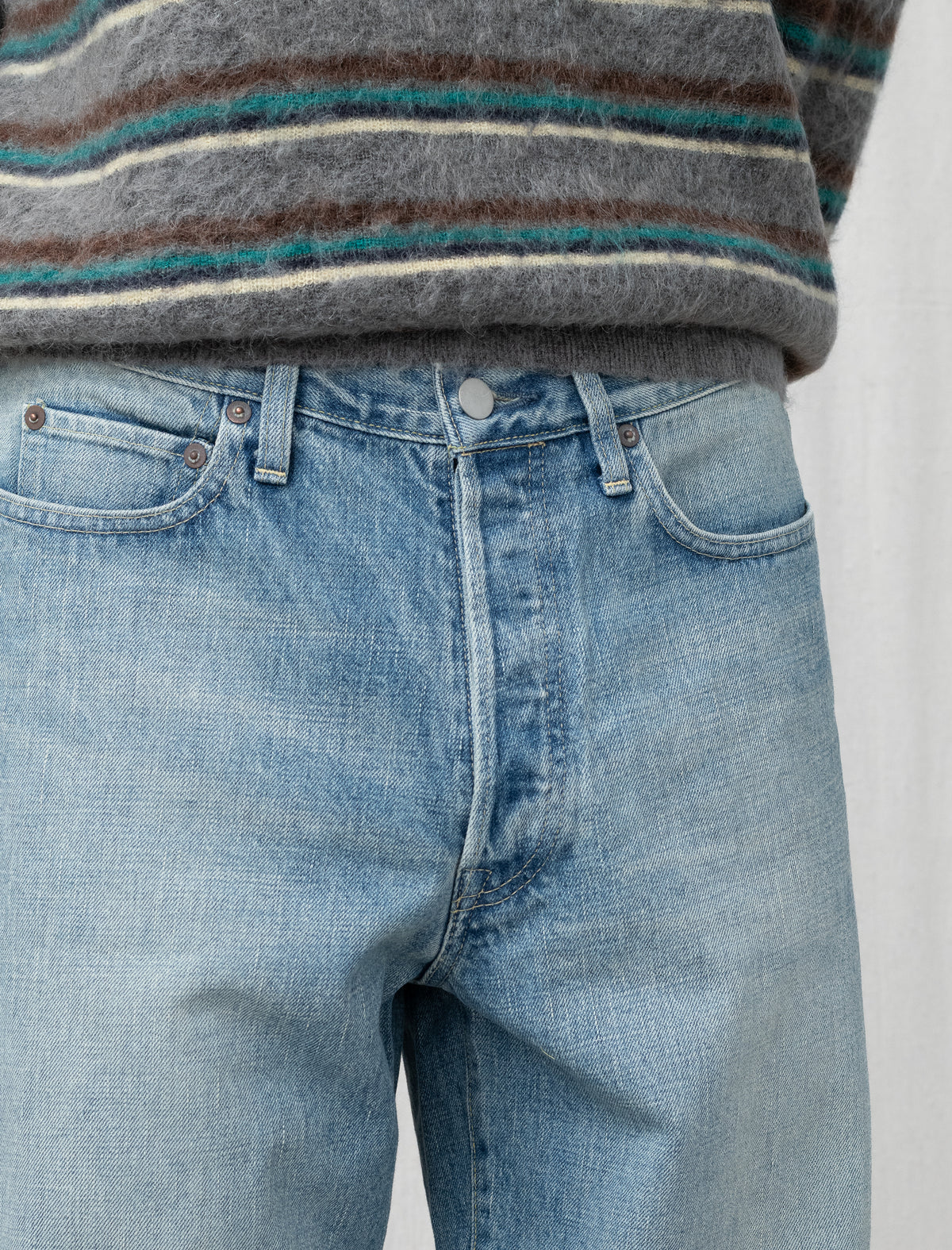 Loose Denim Pants (Indigo)