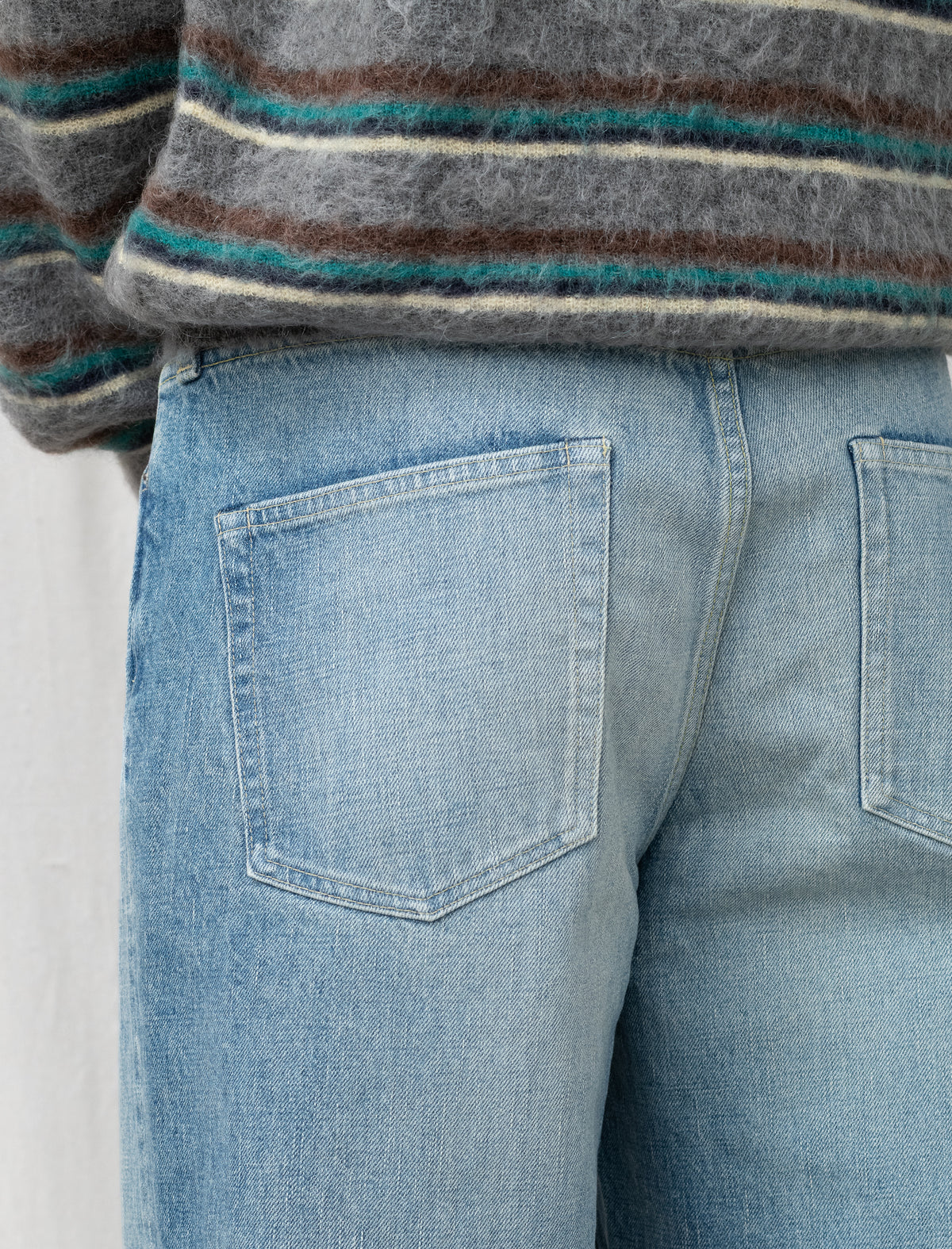 Loose Denim Pants (Indigo)