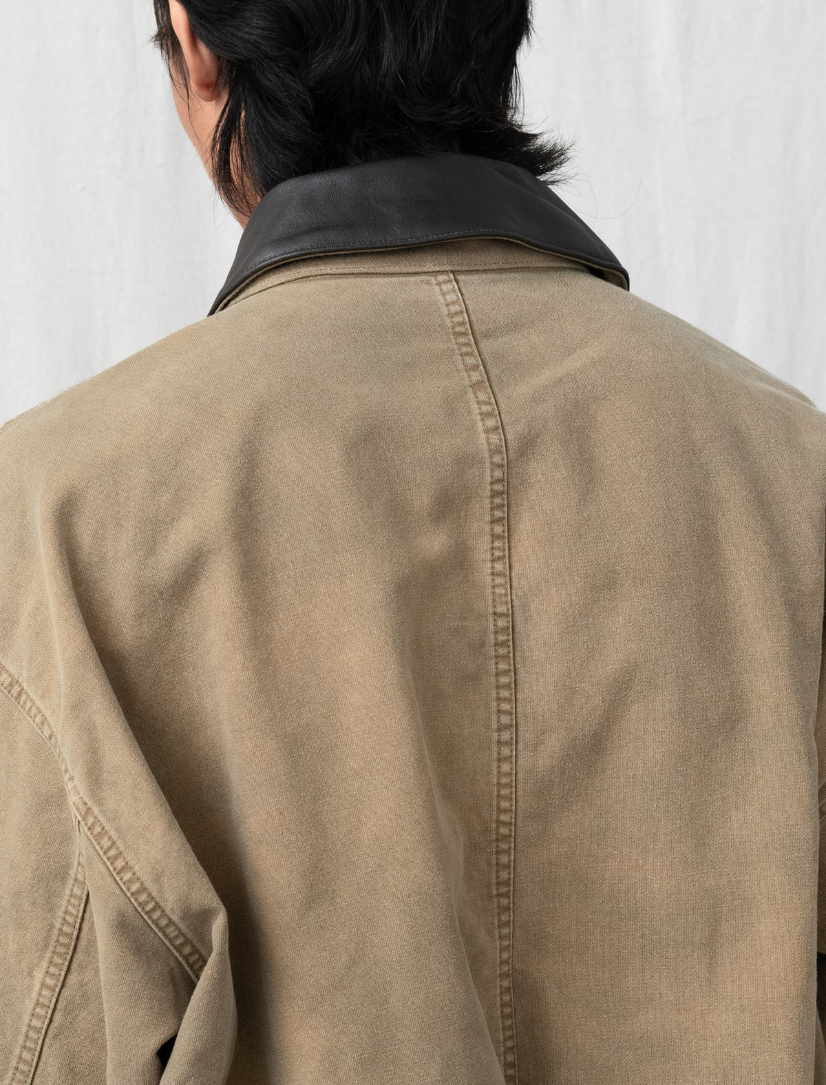 Sulfur Dyed Whipcord Vintage Jacket (Khaki)