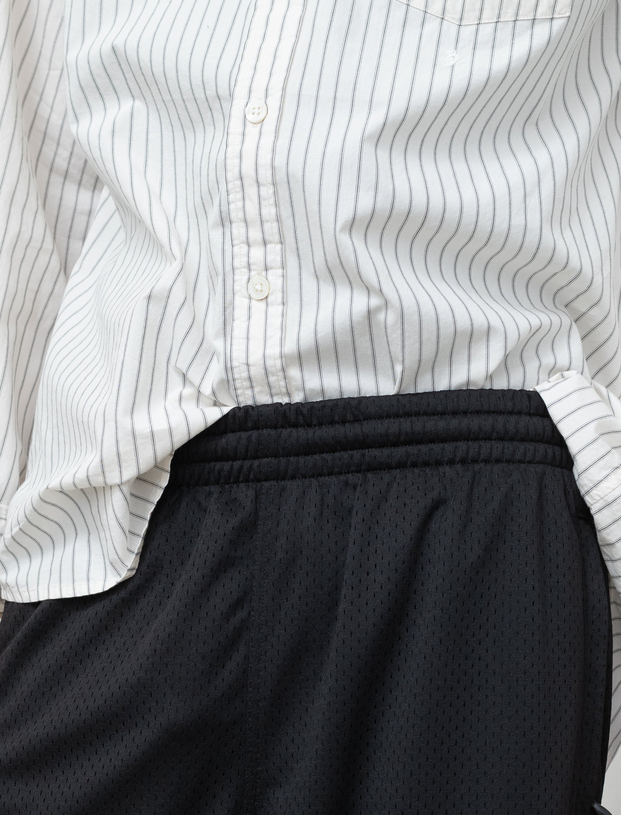 Mesh Track Pant (Black)