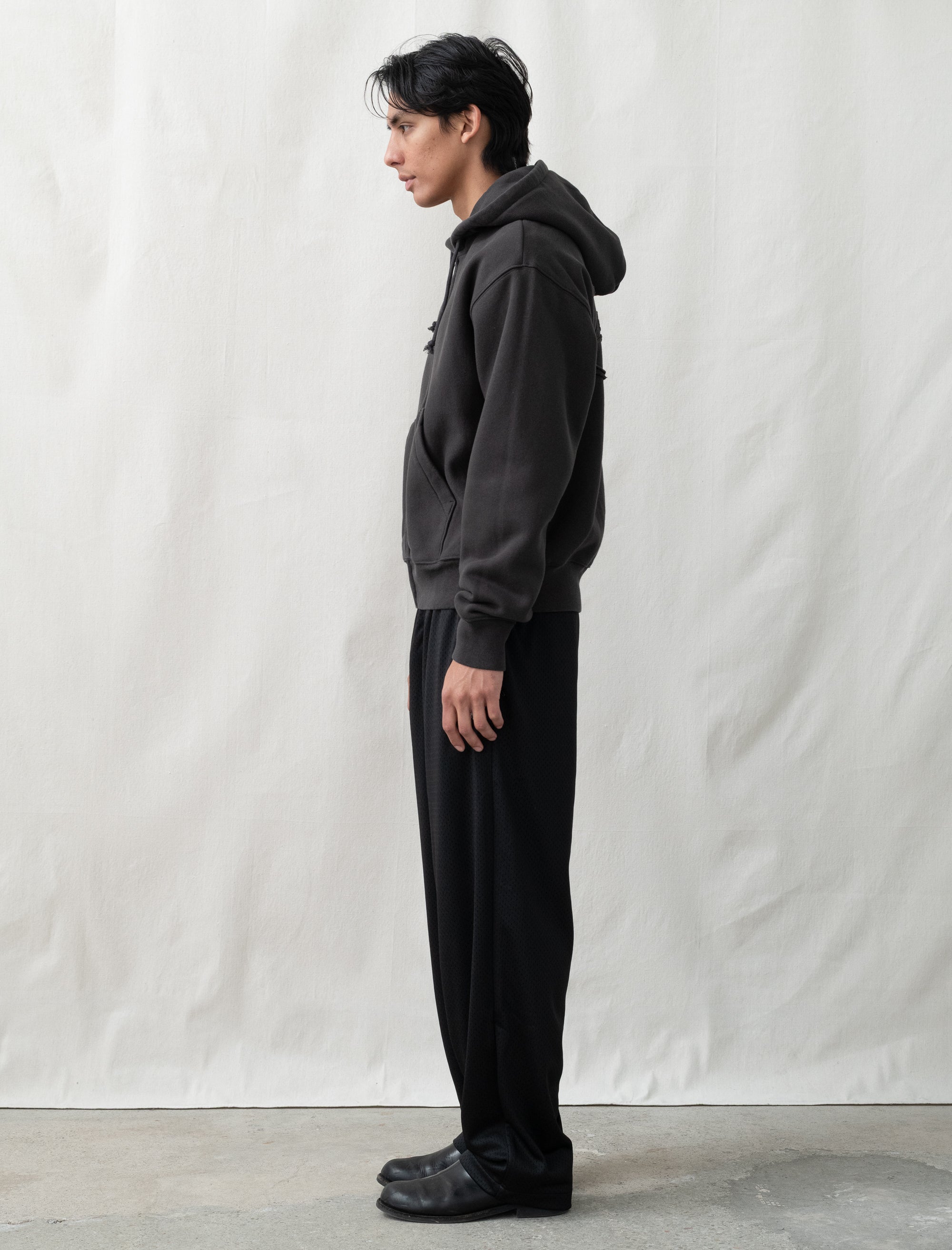 Mesh Track Pant (Black)