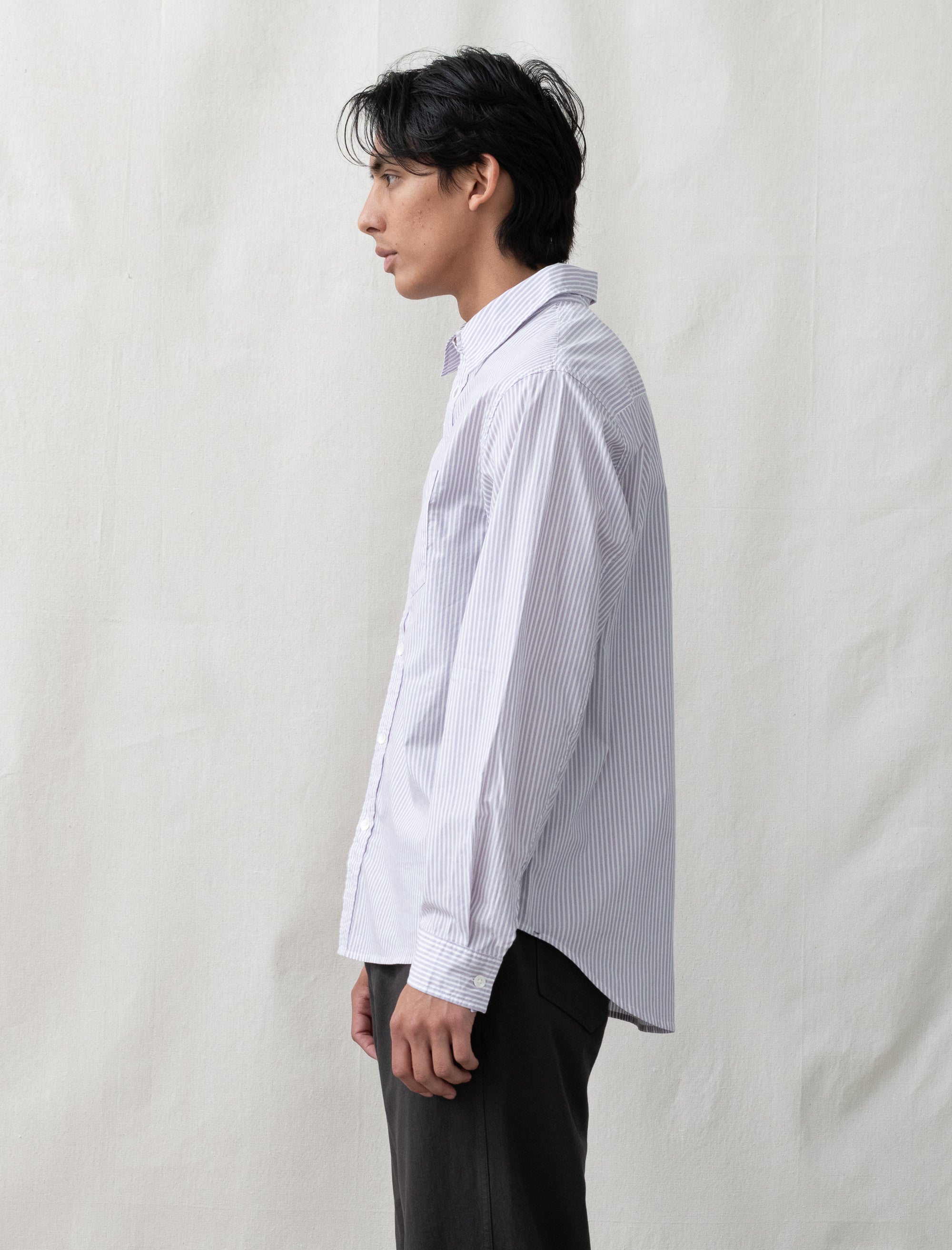 Standard Shirt (Purple Stripe)