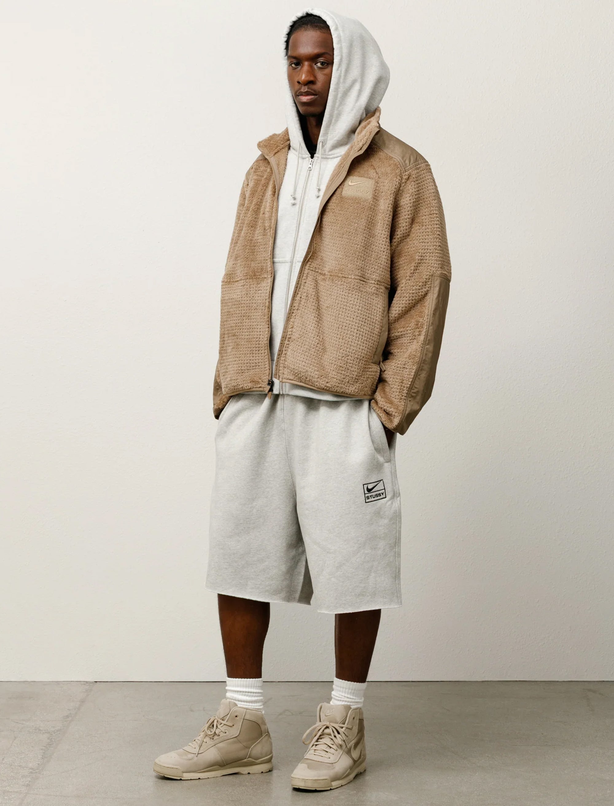  - Stüssy High-Loft Jacket (Pinenut) - Bows and Arrows