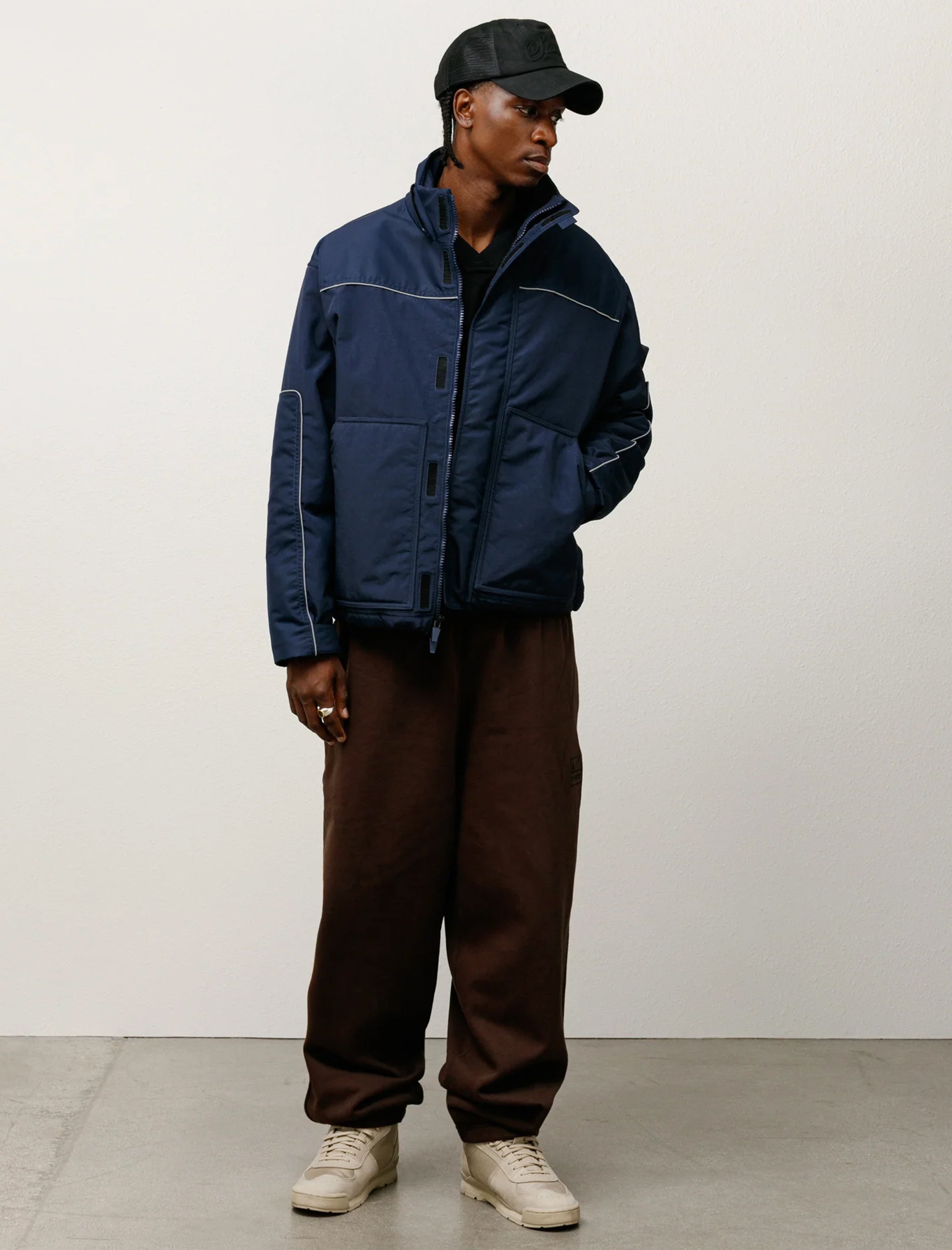 Nike Stüssy Hooded Utility Jacket (Obsidian) – Bows and Arrows