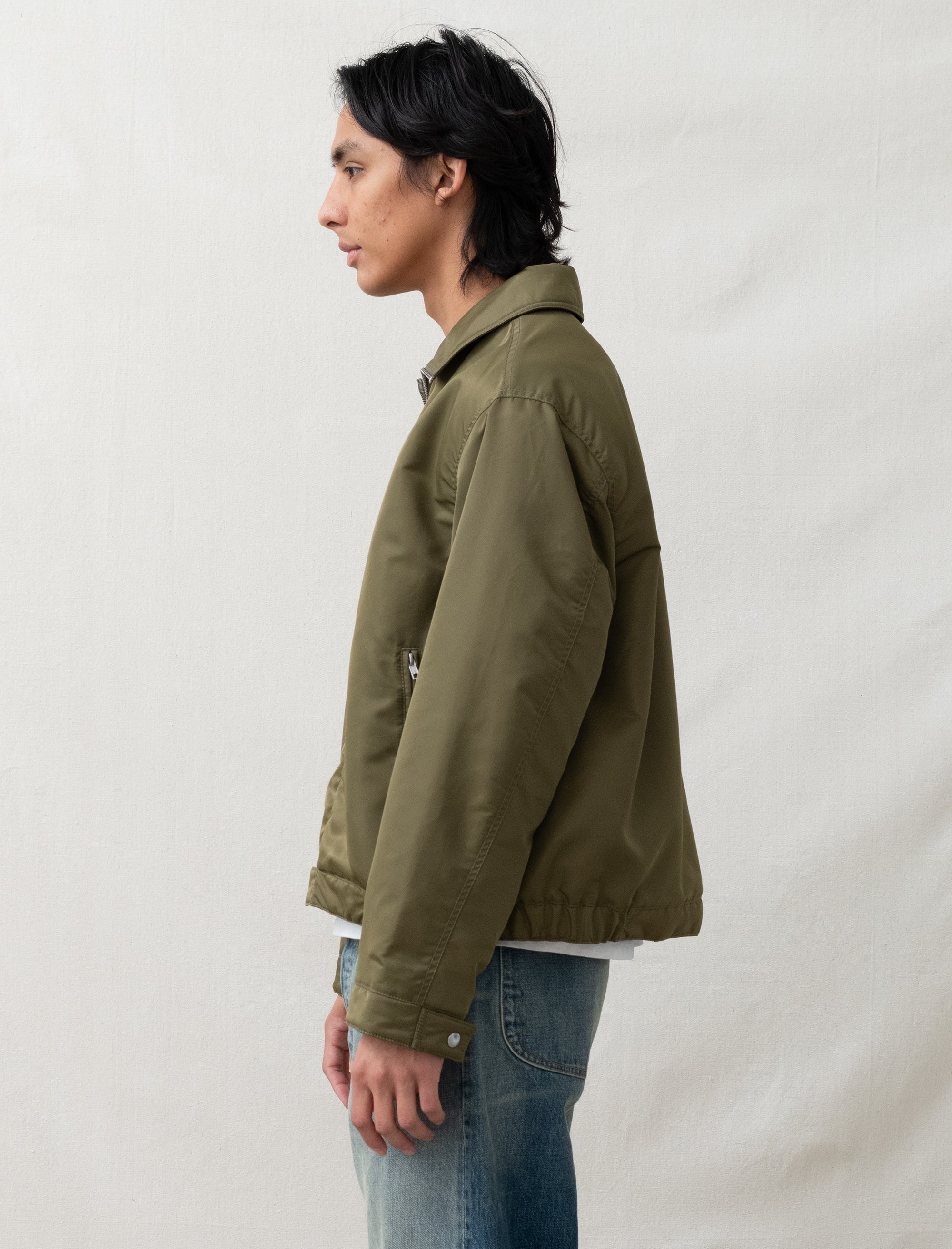 Stüssy Pile Lined Zip Jacket (Olive) – Bows and Arrows