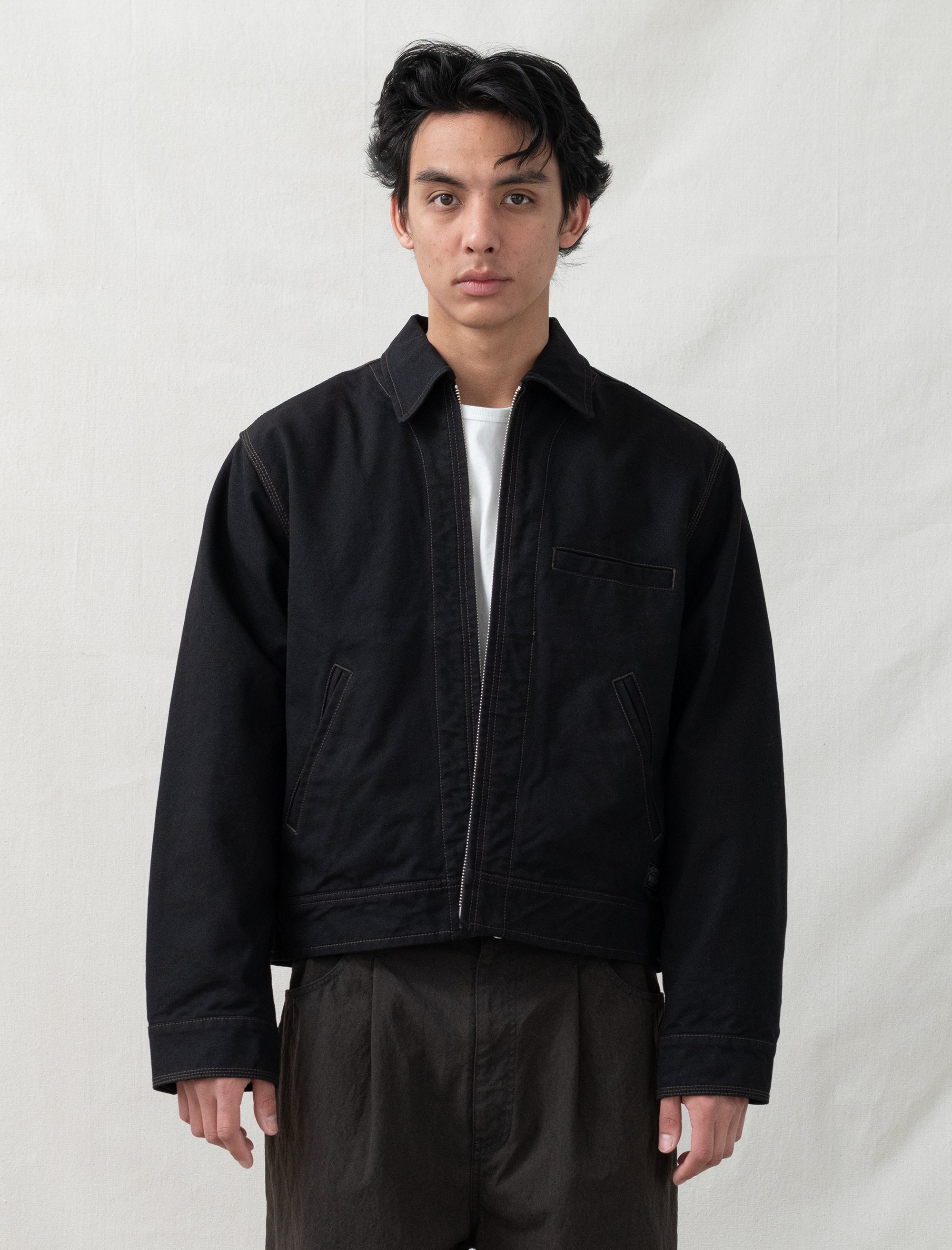 stussy Work Jacket Collared (Black)