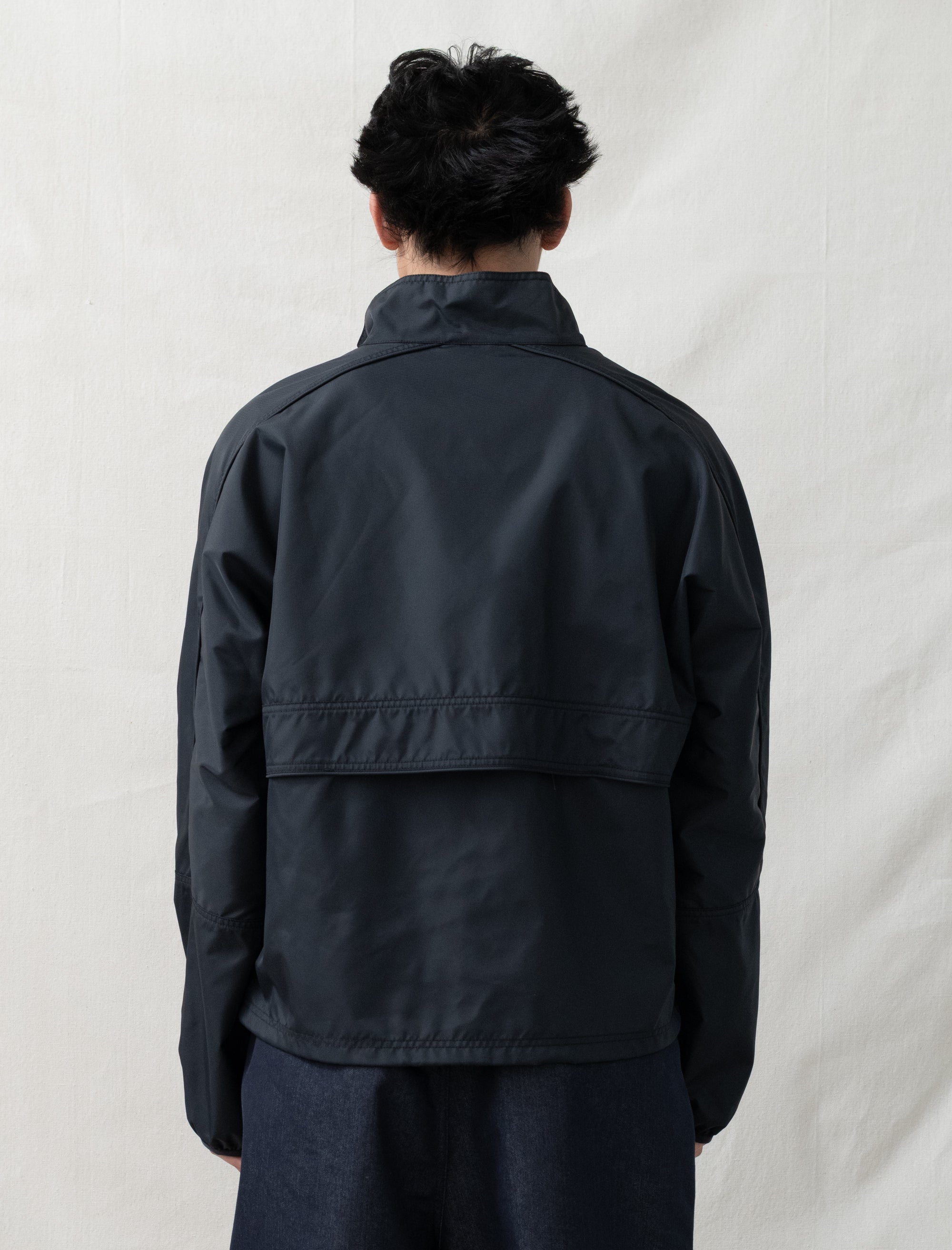stussy Lightweight Pullover Jacket (Black)