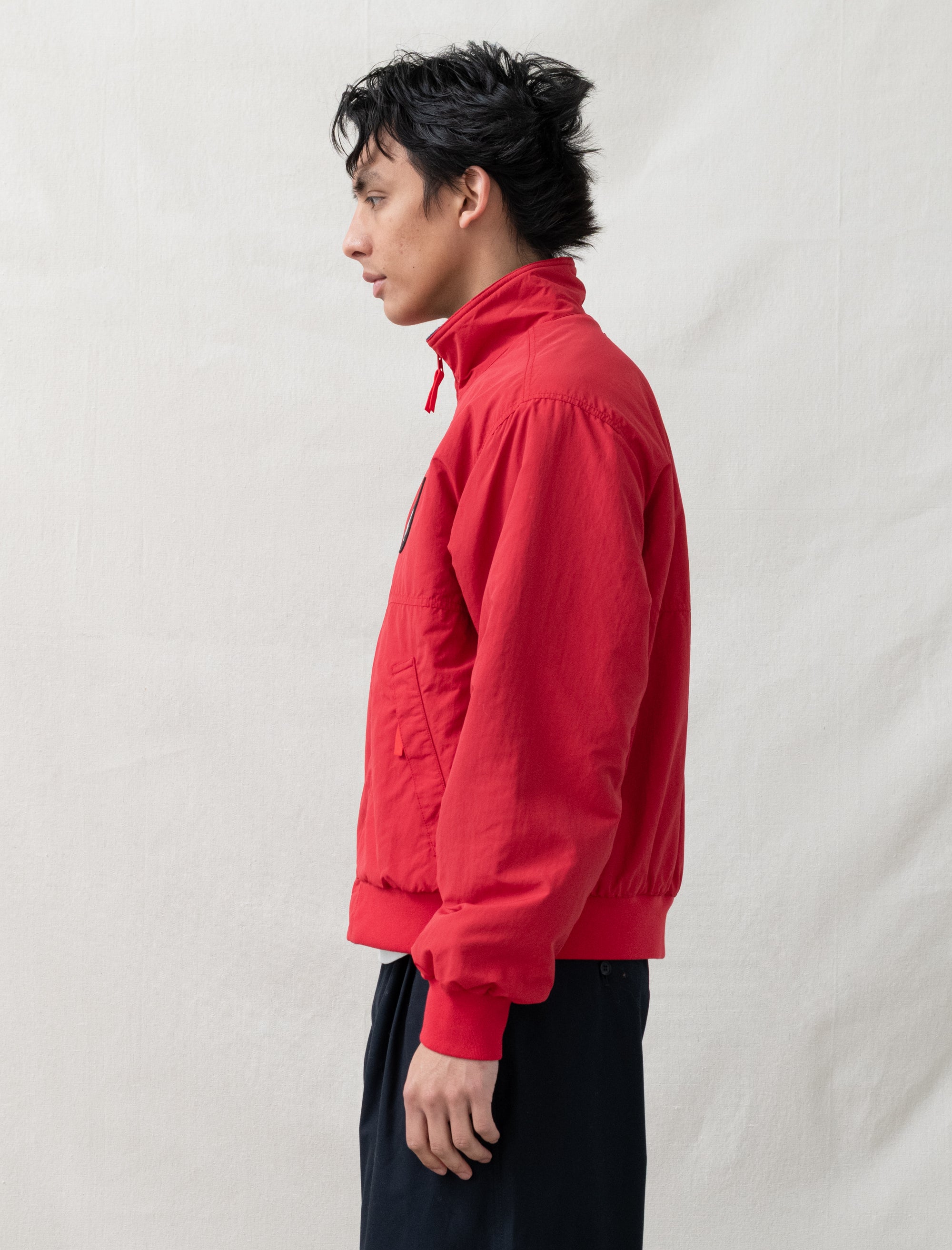 stussy Polar Fleece Lined Jacket (Red)