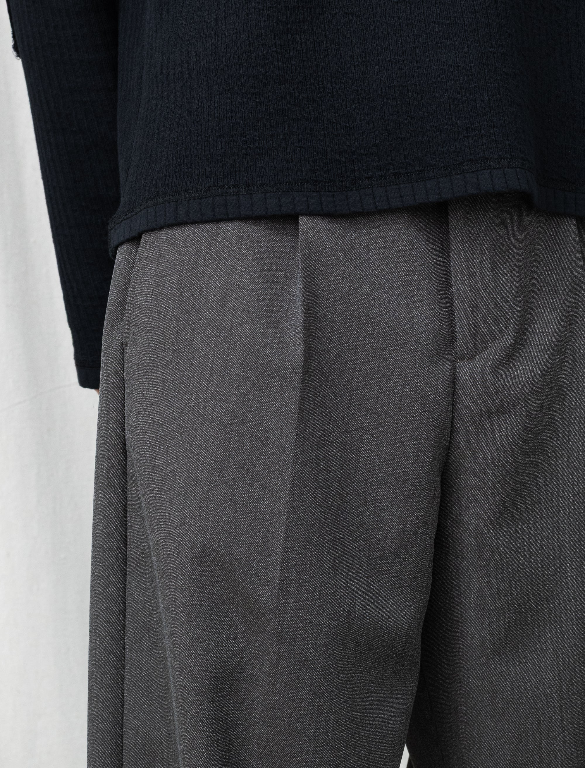 Patch Trousers (Taupe Wool Twill)