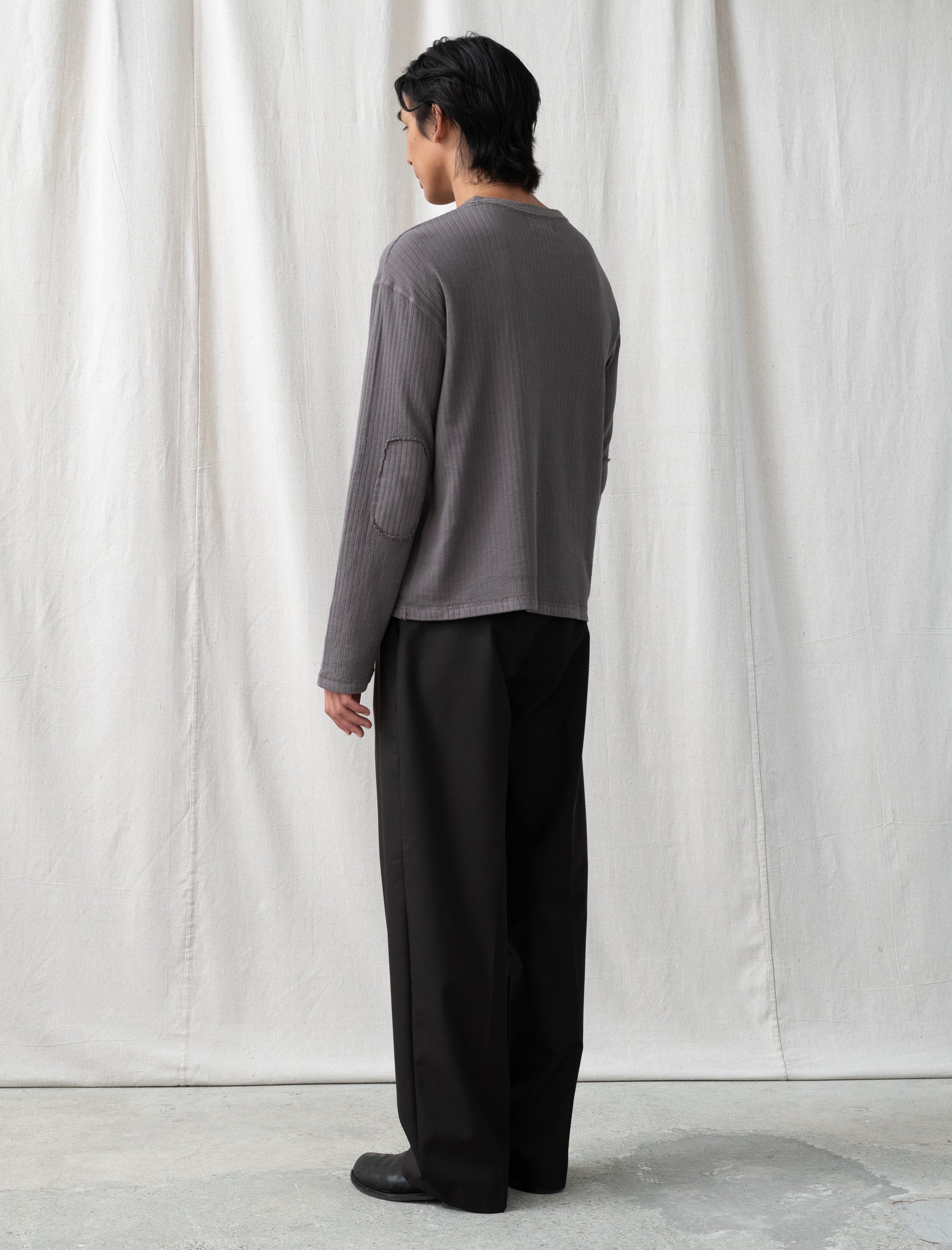 Service Trousers (Dark Brown Dry Wool)